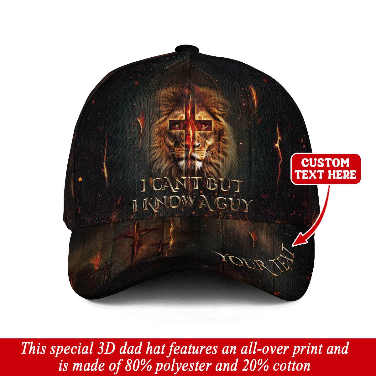 I Know a Guy – Fireborn Lion Customized Hat - Rust Field Wear
