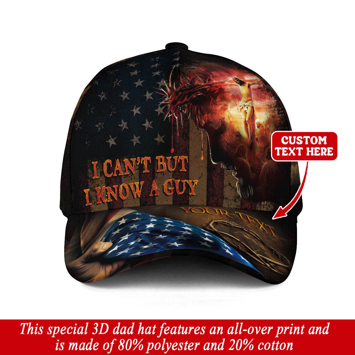 I Know a Guy – Redeemed by Blood Customized Hat - Rust Field Wear