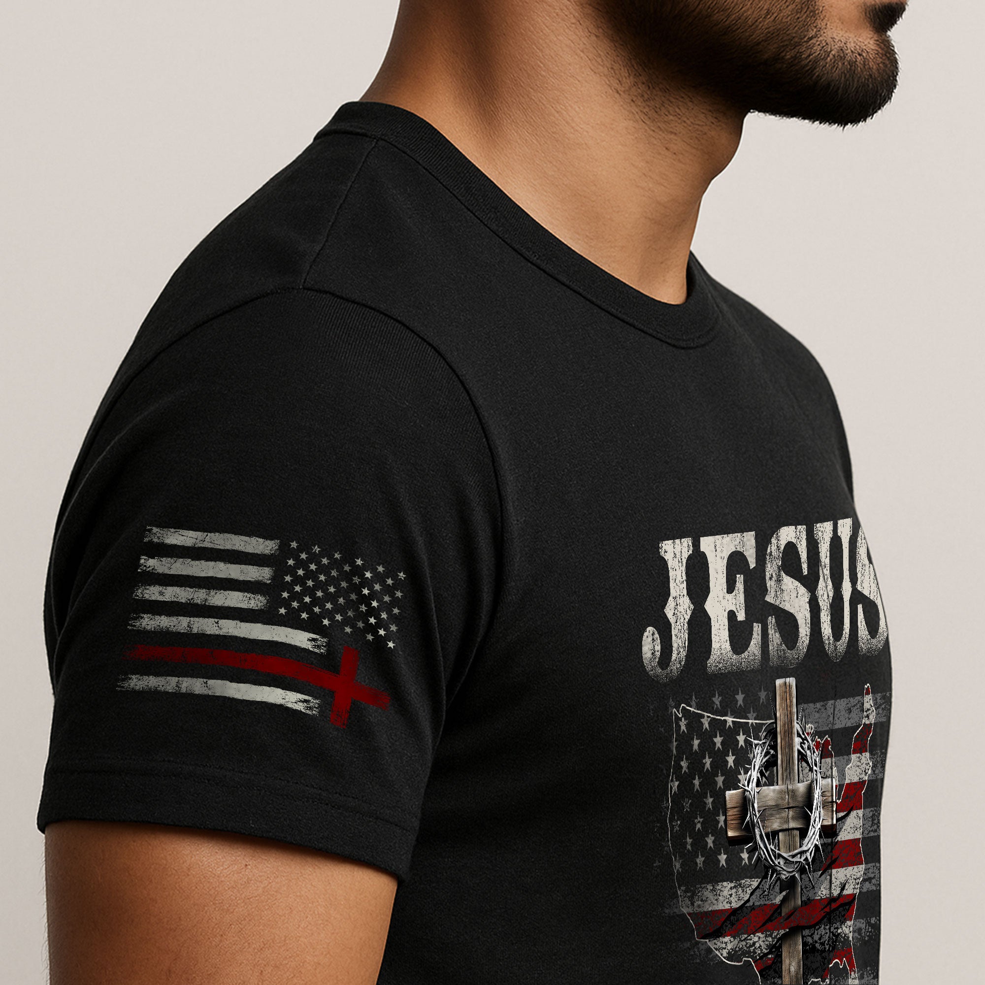 Jesus T-Shirt – The Way, The Truth, The Life USA Christian Tee