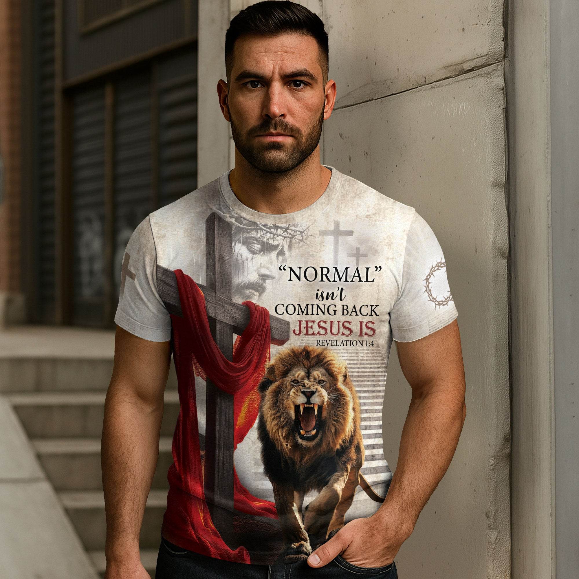 "Jesus Is Coming Back" The Roaring Lion Of Judah Faith T-Shirt