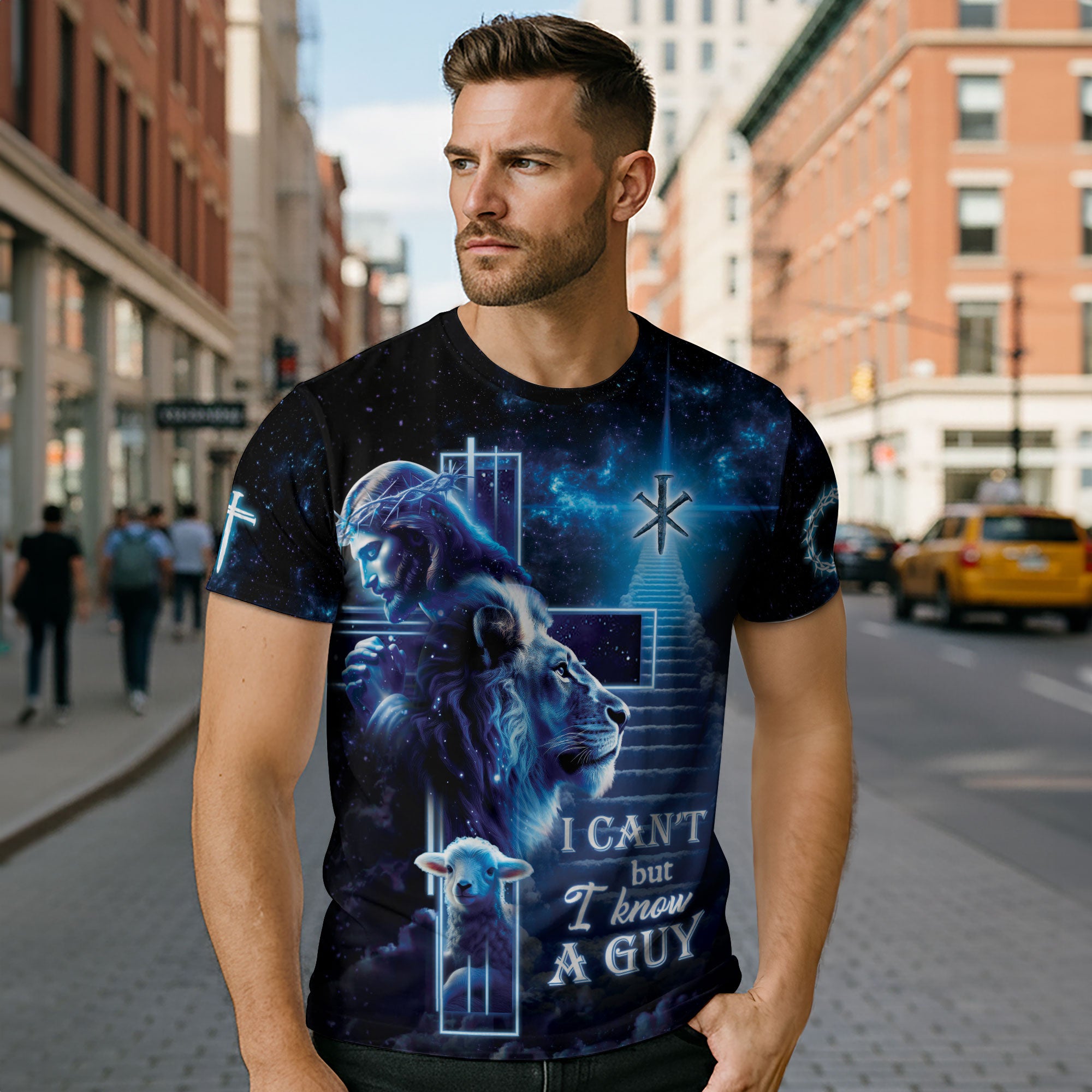 I Can't But The King Of The Cosmos Can Christian T-Shirt