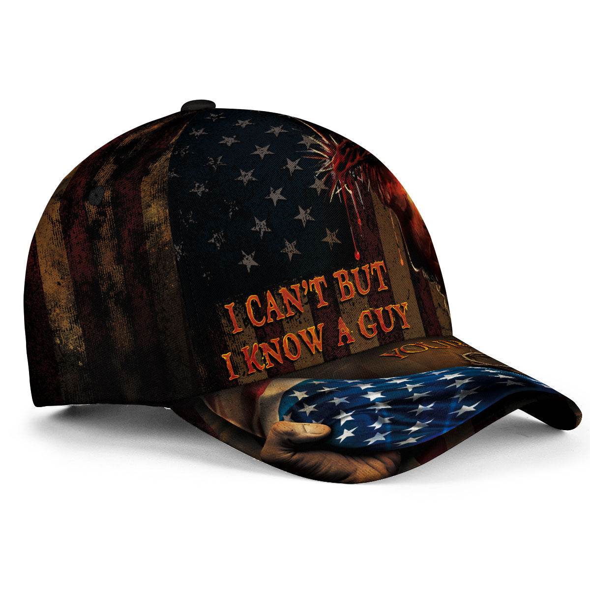 I Know a Guy – Redeemed by Blood Customized Hat - Rust Field Wear