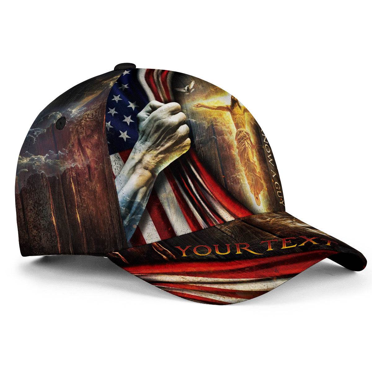 I Know a Guy – Risen Savior Customized Hat - Rust Field Wear