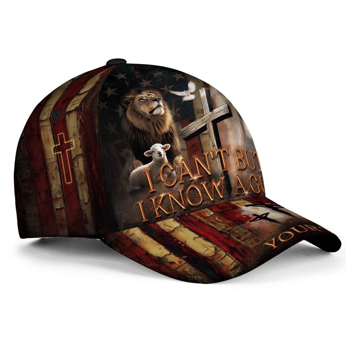 I Know a Guy – Lion & Lamb Customized Hat - Rust Field Wear