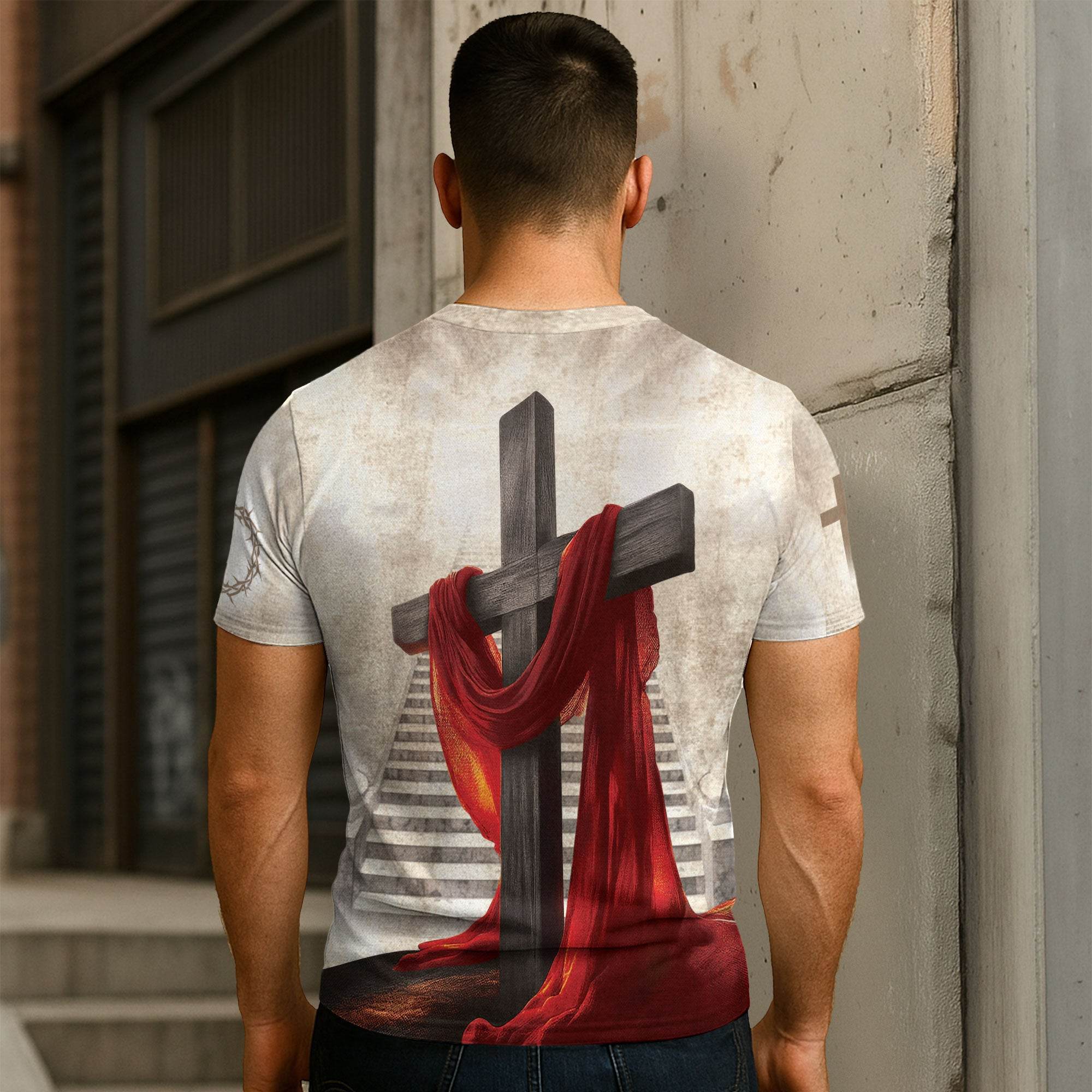 A Fiery Faith In The King "Believe" Religious T-Shirt