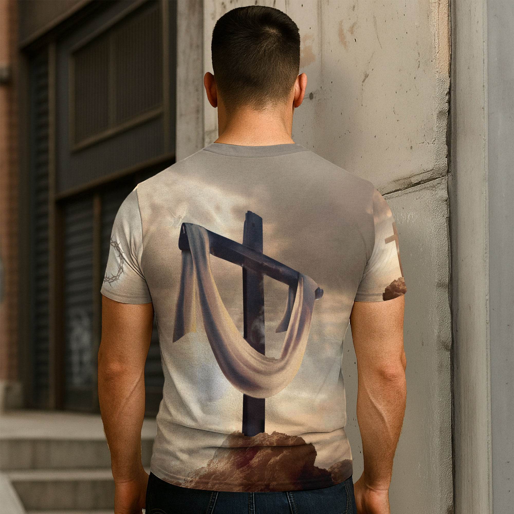 Believe In The Lion And The Savior Christian T-Shirt - Rust Field Wear