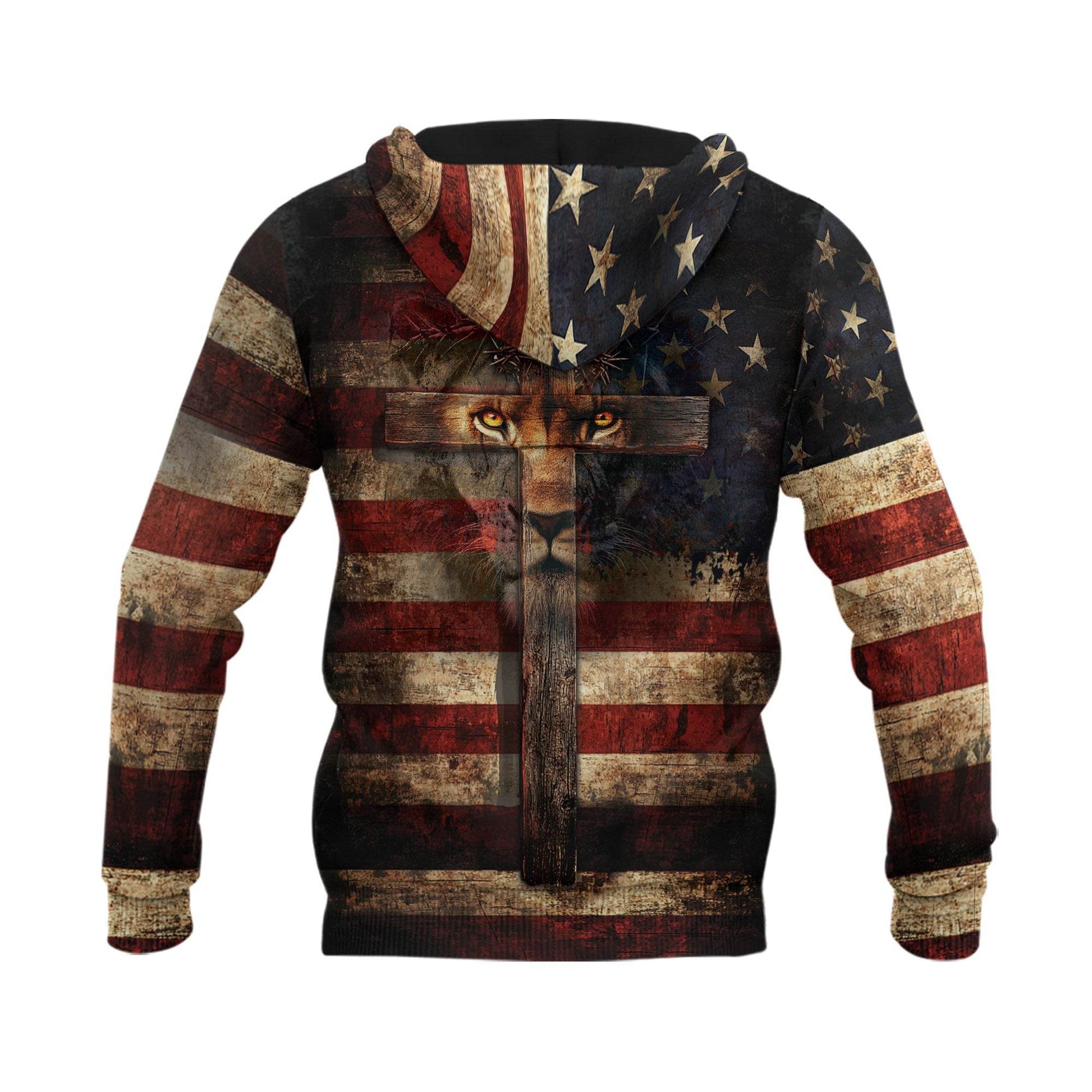 Faith Over Fear Unleash The Lion Within Christian Hoodie - Rust Field Wear