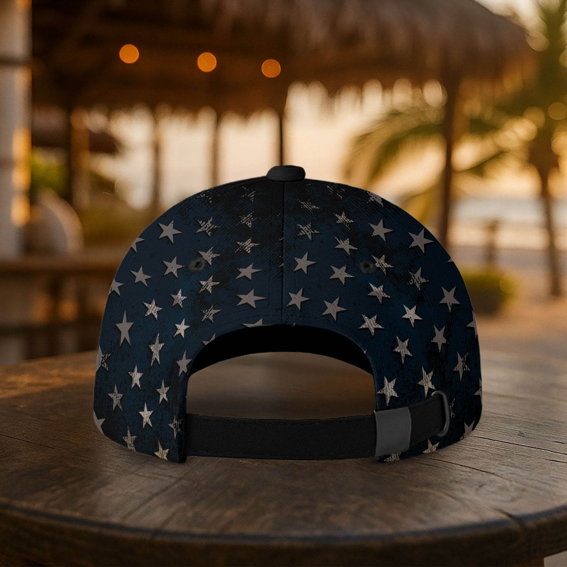 REDEEMED Lion of Judah Cap – Cross & Flag Patriotic Christian Personalized Hat - Rust Field Wear