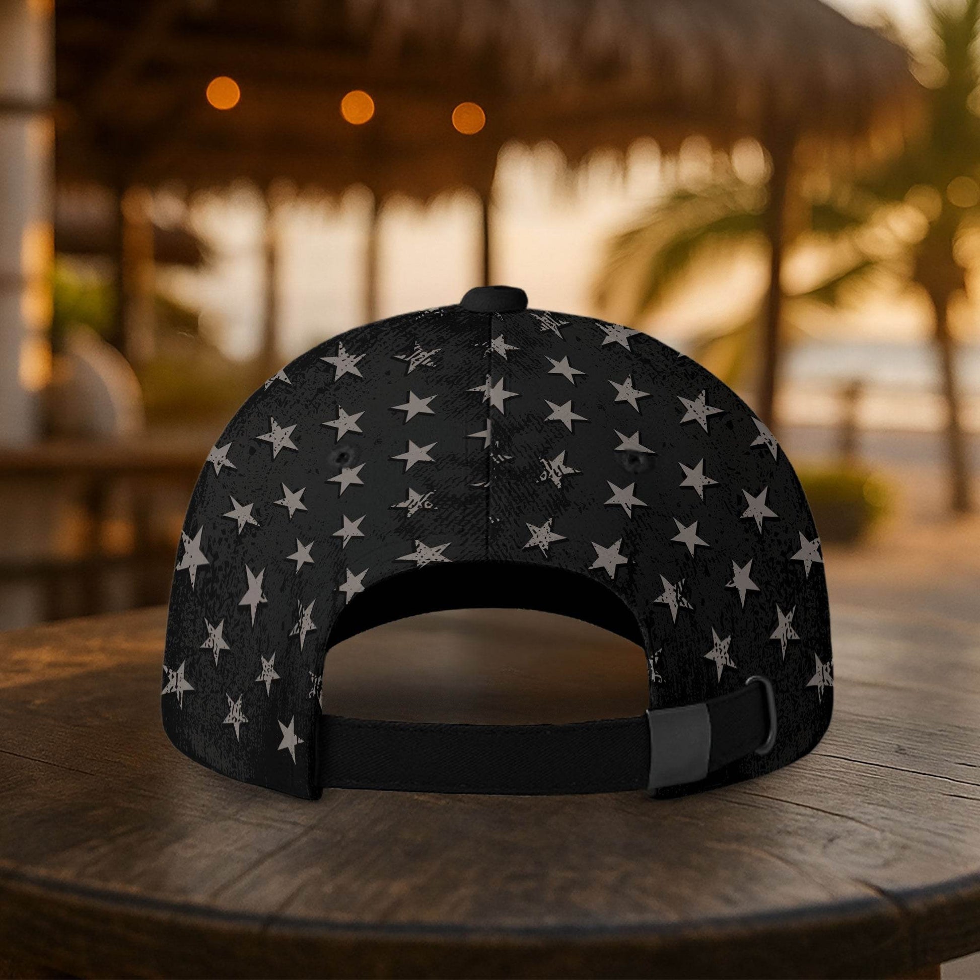 REDEEMED Christian Flag Cap – Jesus Face & Cross Patriotic Personalized Hat - Rust Field Wear