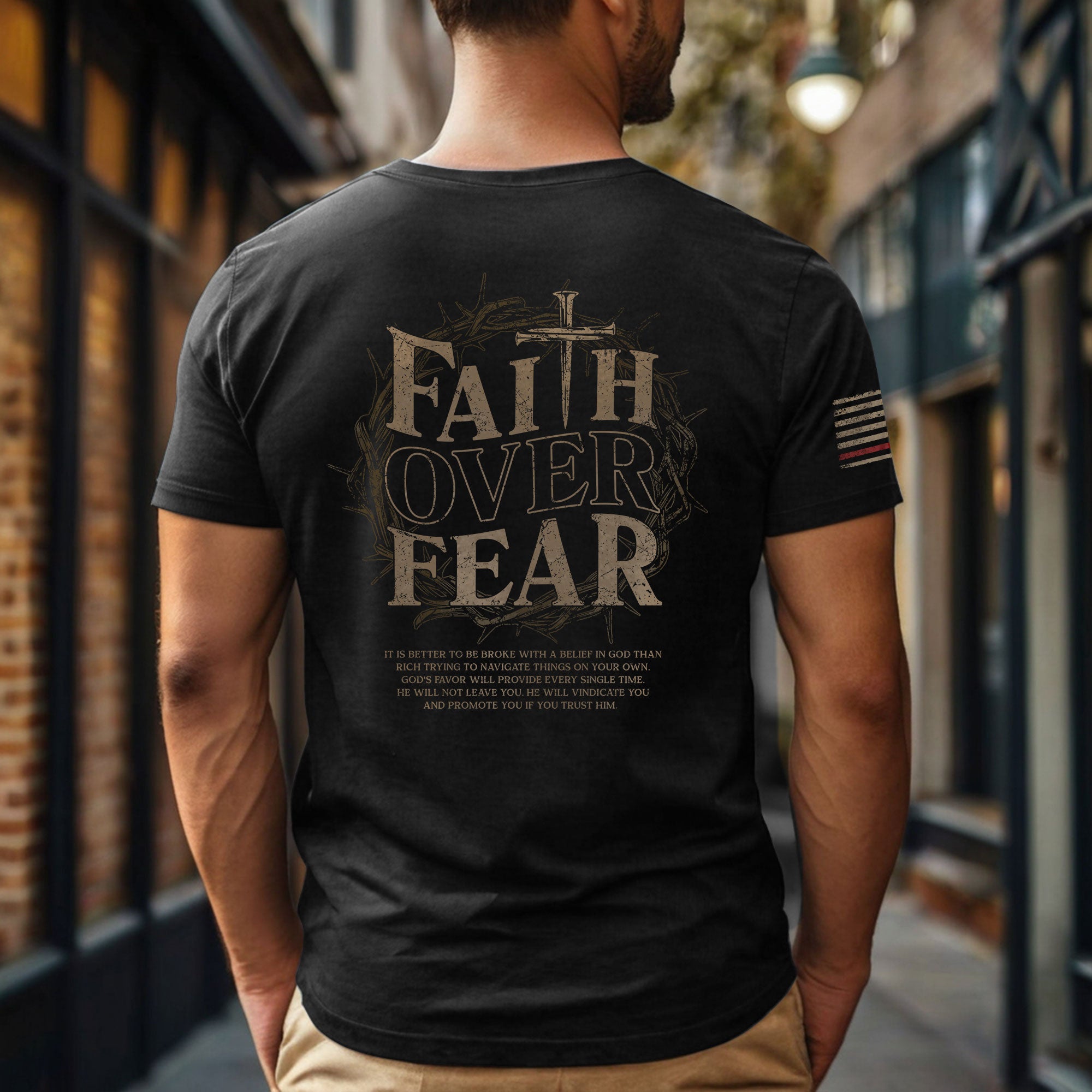 Faith Over Fear Stand In Faith T-Shirt