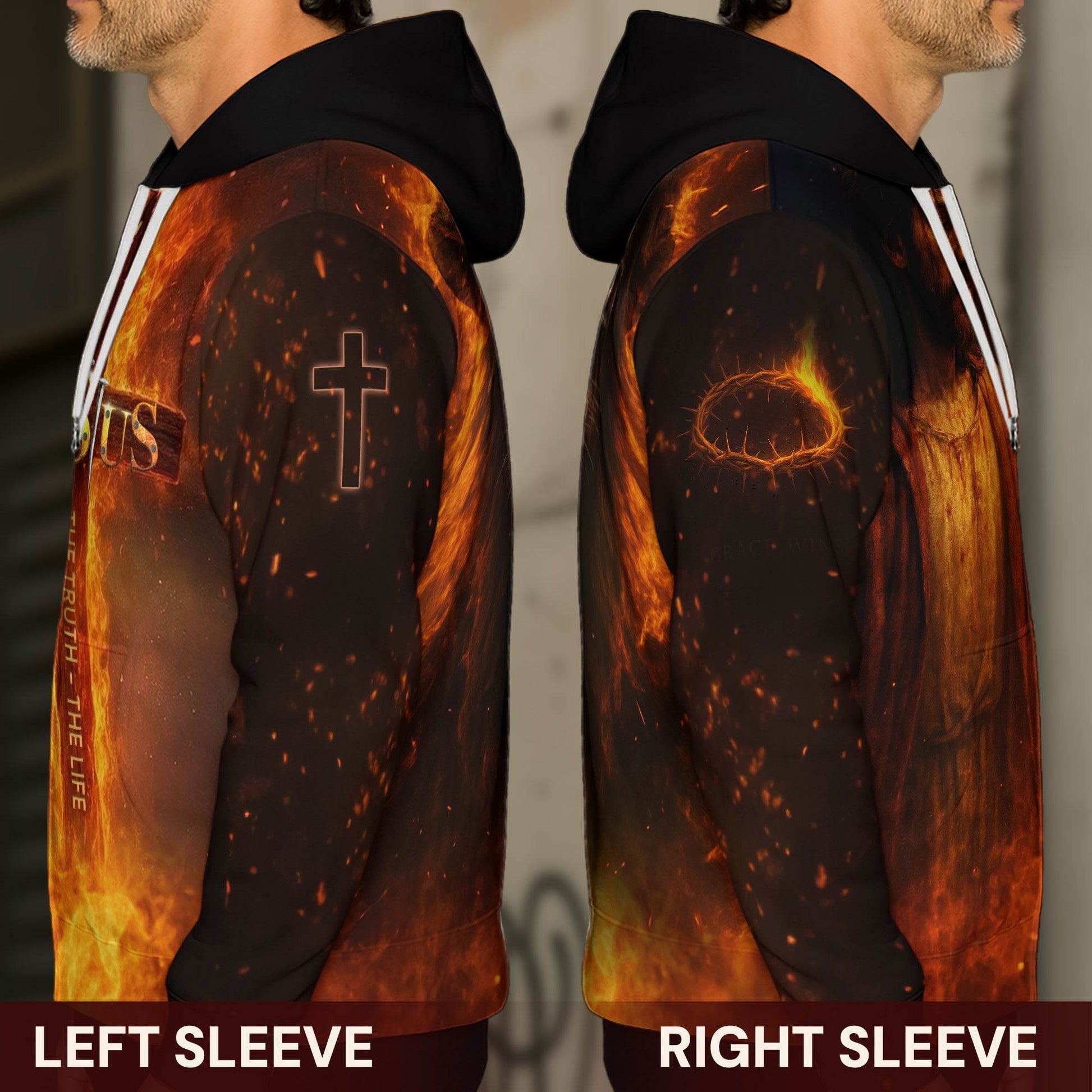 The Way The Truth The Life The Consuming Fire Of God Hoodie - Rust Field Wear