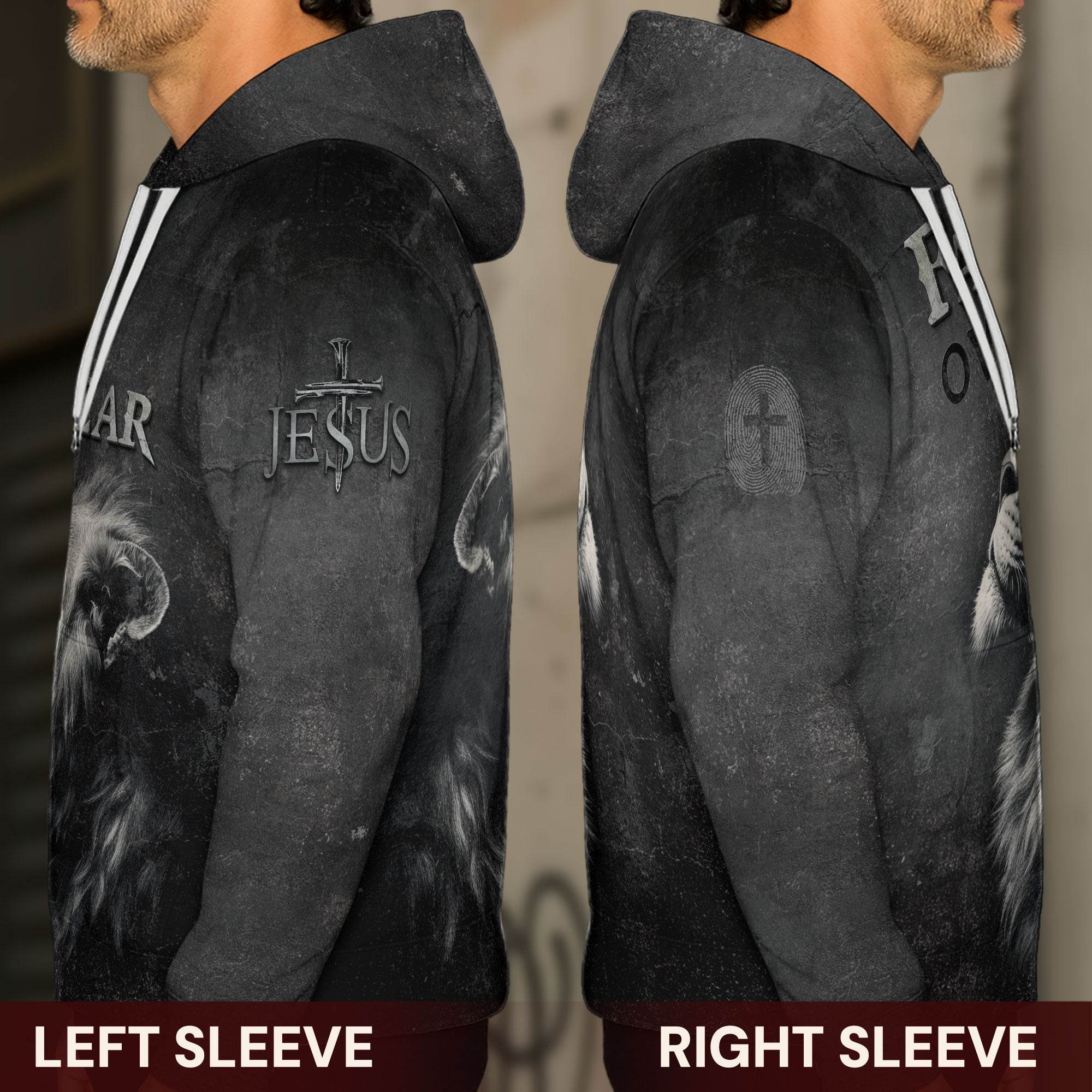 Look To The Cross And Not The Darkness "Faith Over Fear" Hoodie