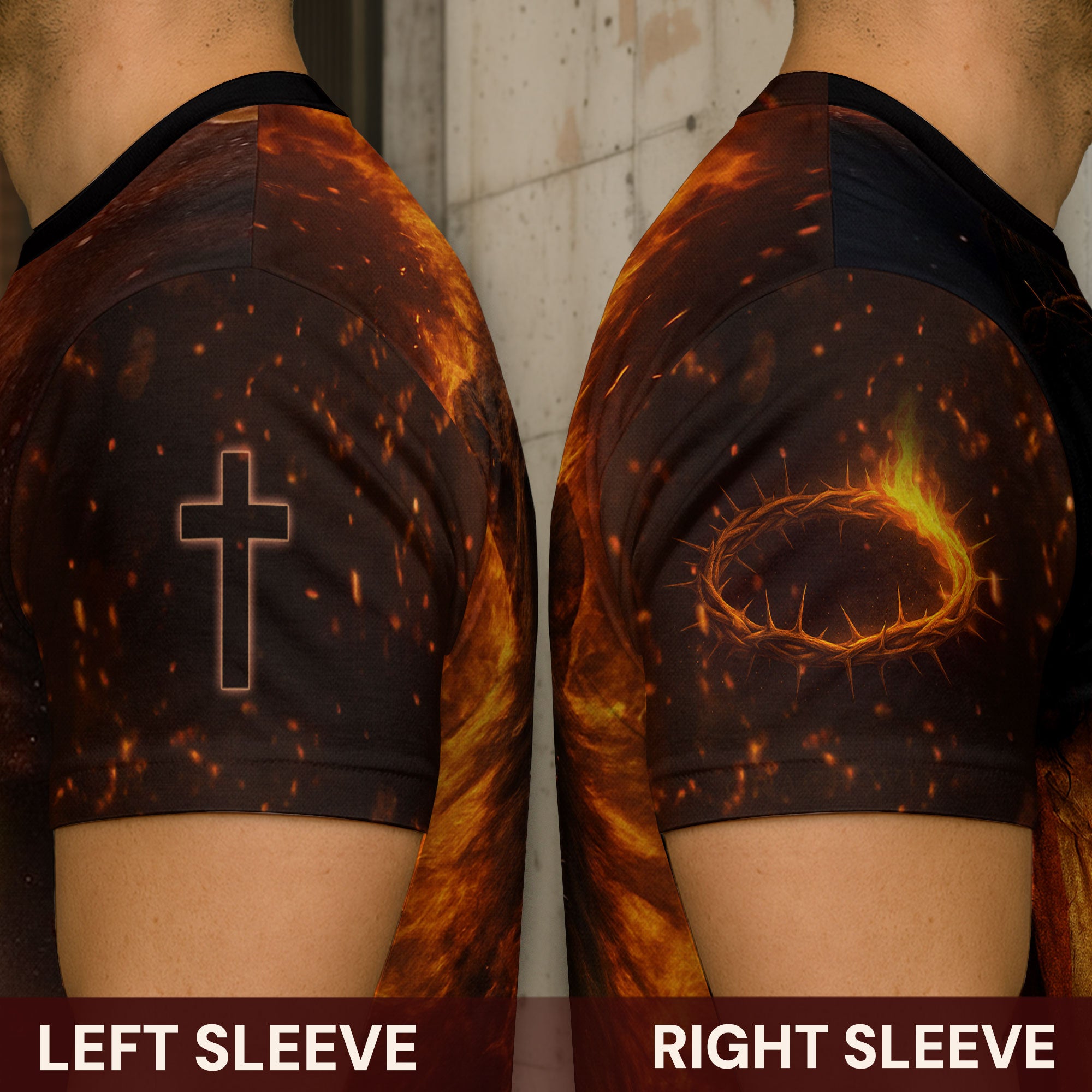 I Can’t But I Know A Guy Jesus and Lion Fire Cross Christian T-Shirt