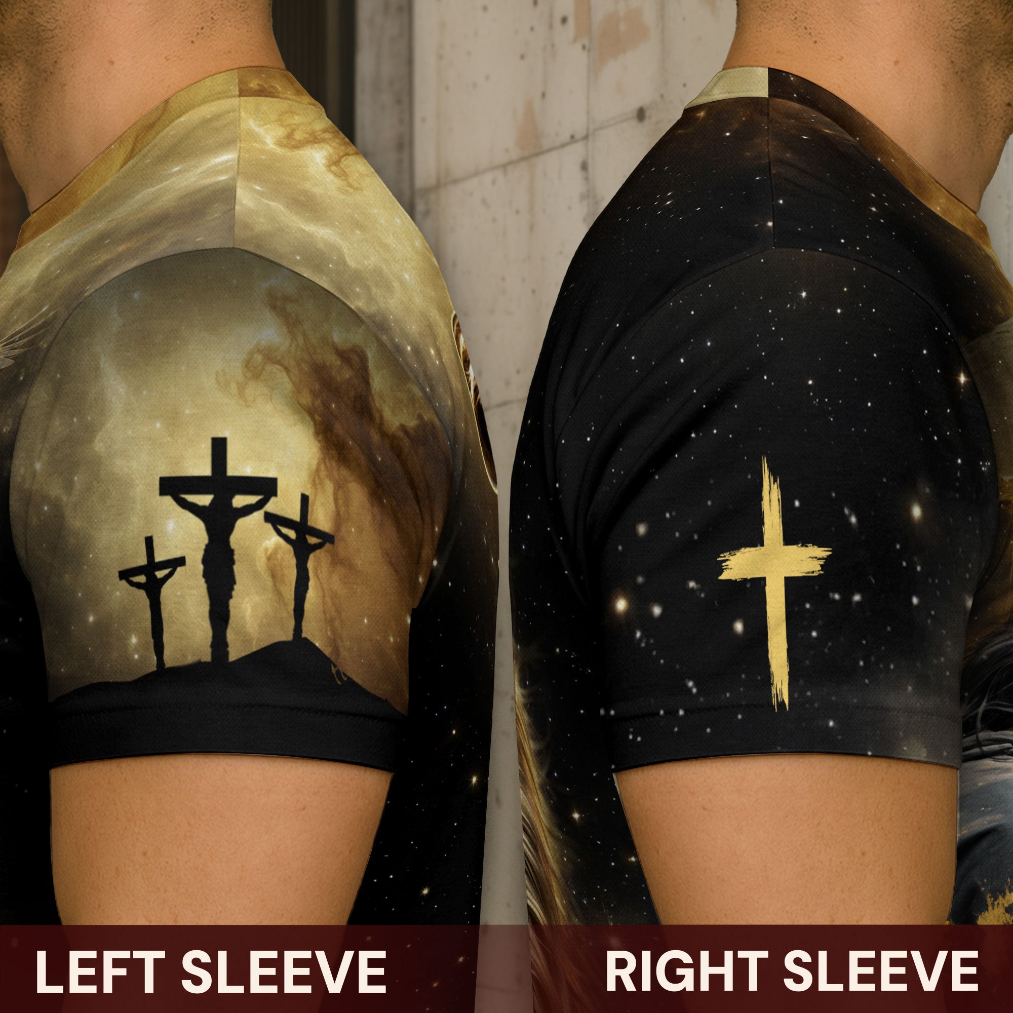 Crown of Thorns Jesus And Lion Of Judah Christian The Way The Truth The Life T-Shirt