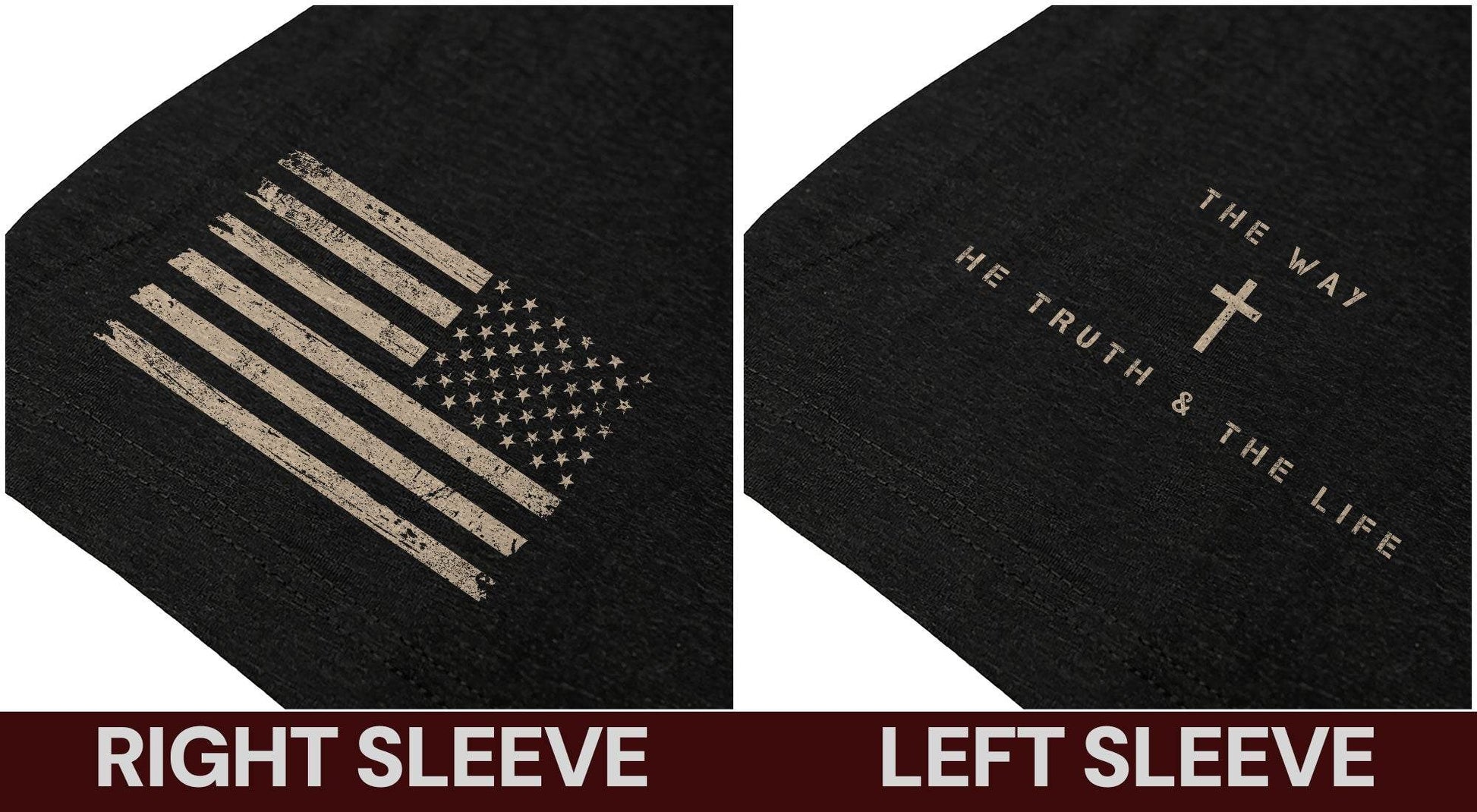 Jesus - The Way The Truth The Life T-shirt - Rust Field Wear