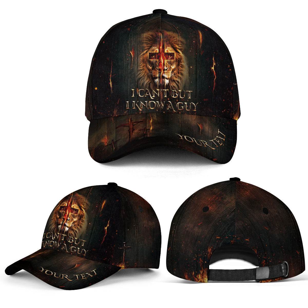 I Know a Guy – Fireborn Lion Customized Hat - Rust Field Wear