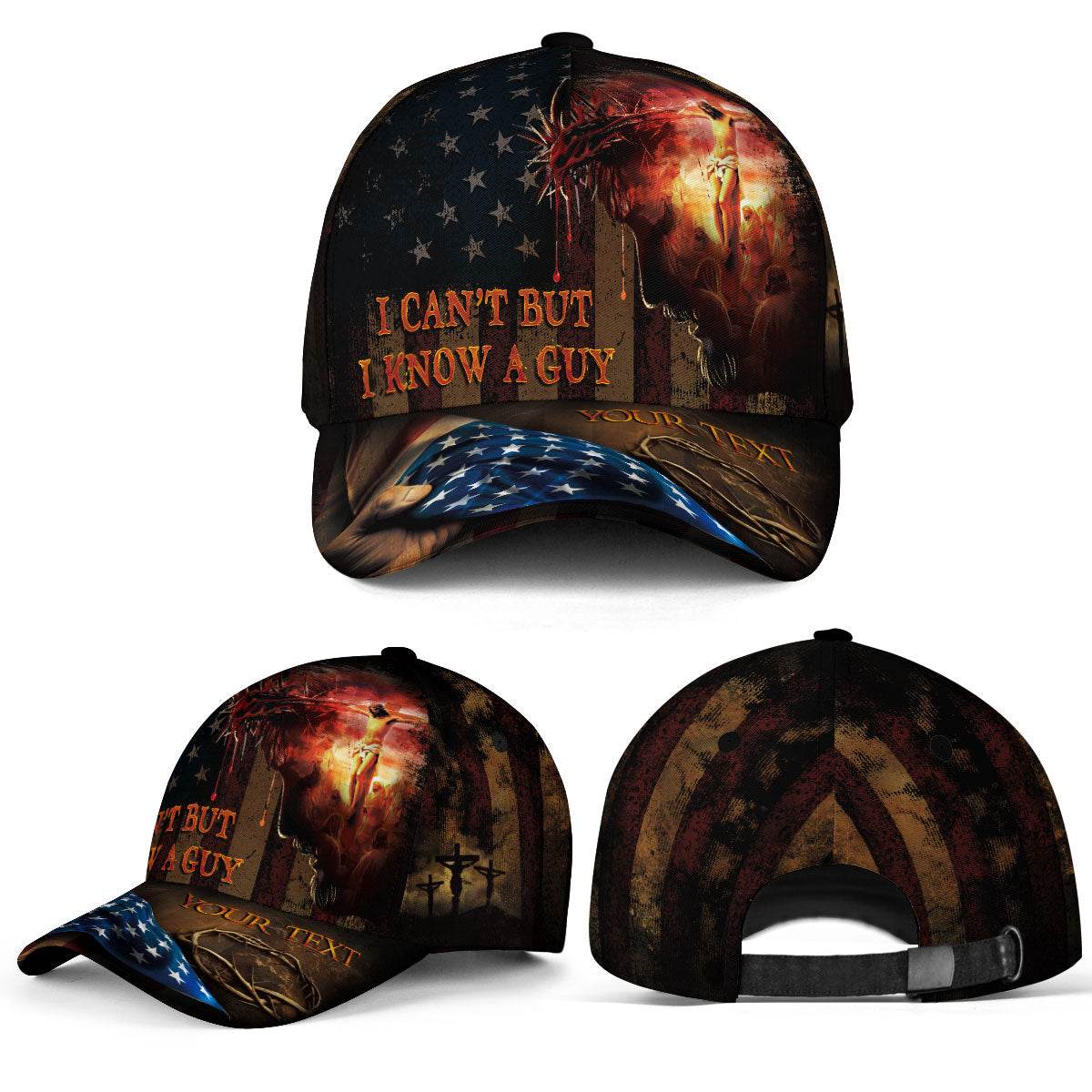 I Know a Guy – Redeemed by Blood Customized Hat - Rust Field Wear