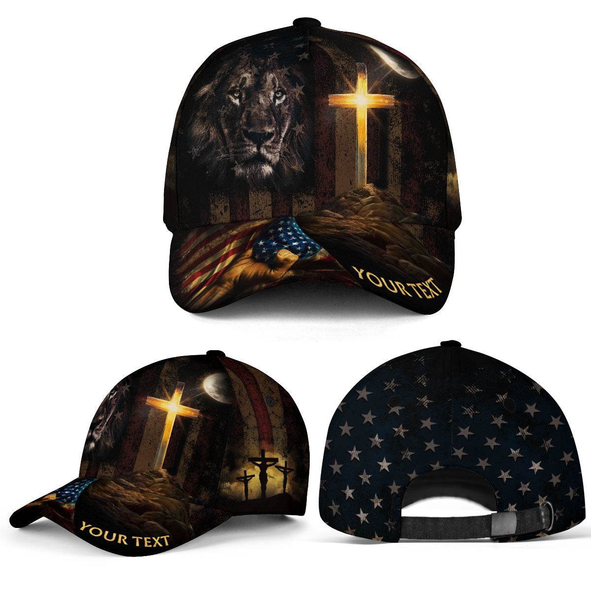 Kneel Before the Cross – Lion Customized Hat - Rust Field Wear