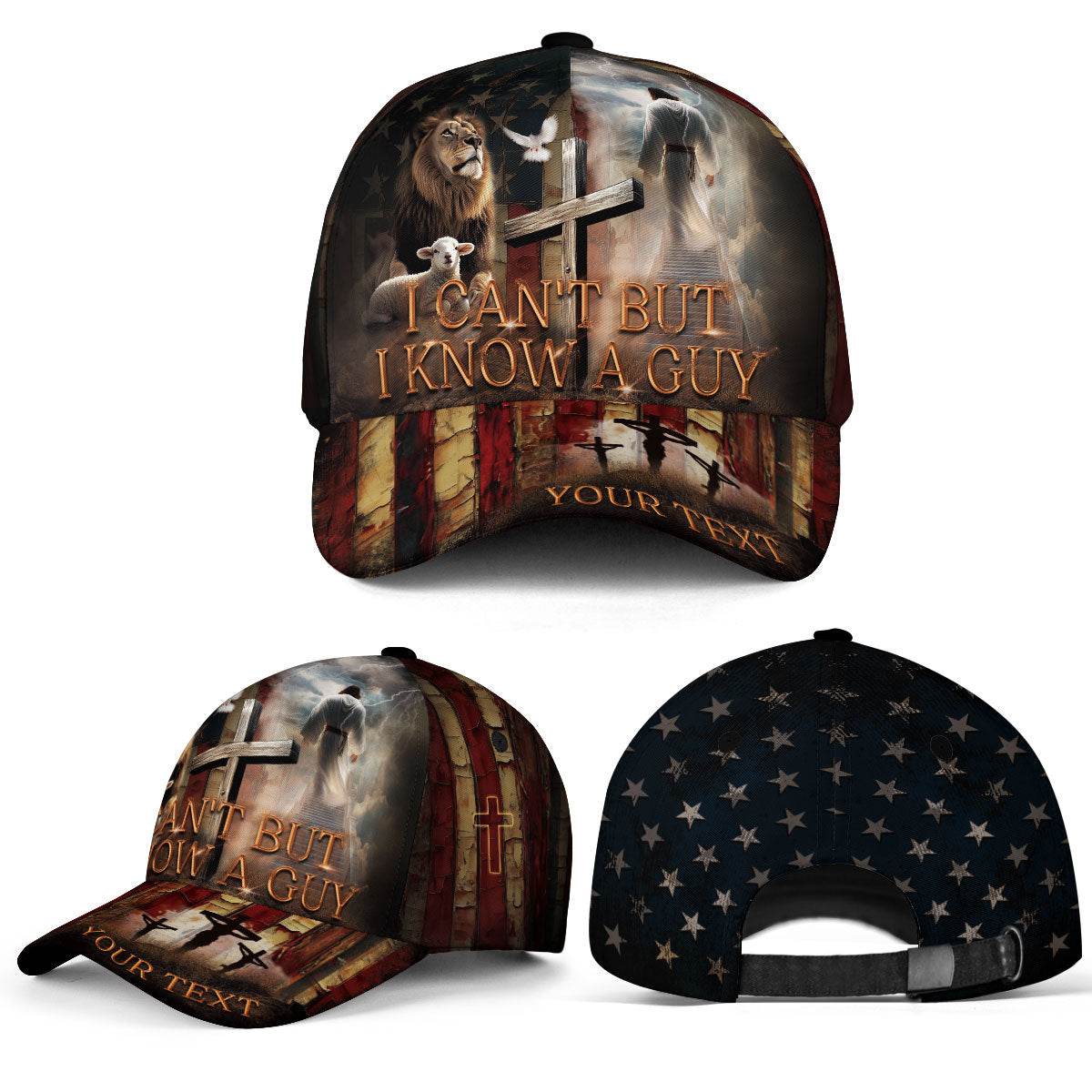 I Know a Guy – Lion & Lamb Customized Hat - Rust Field Wear