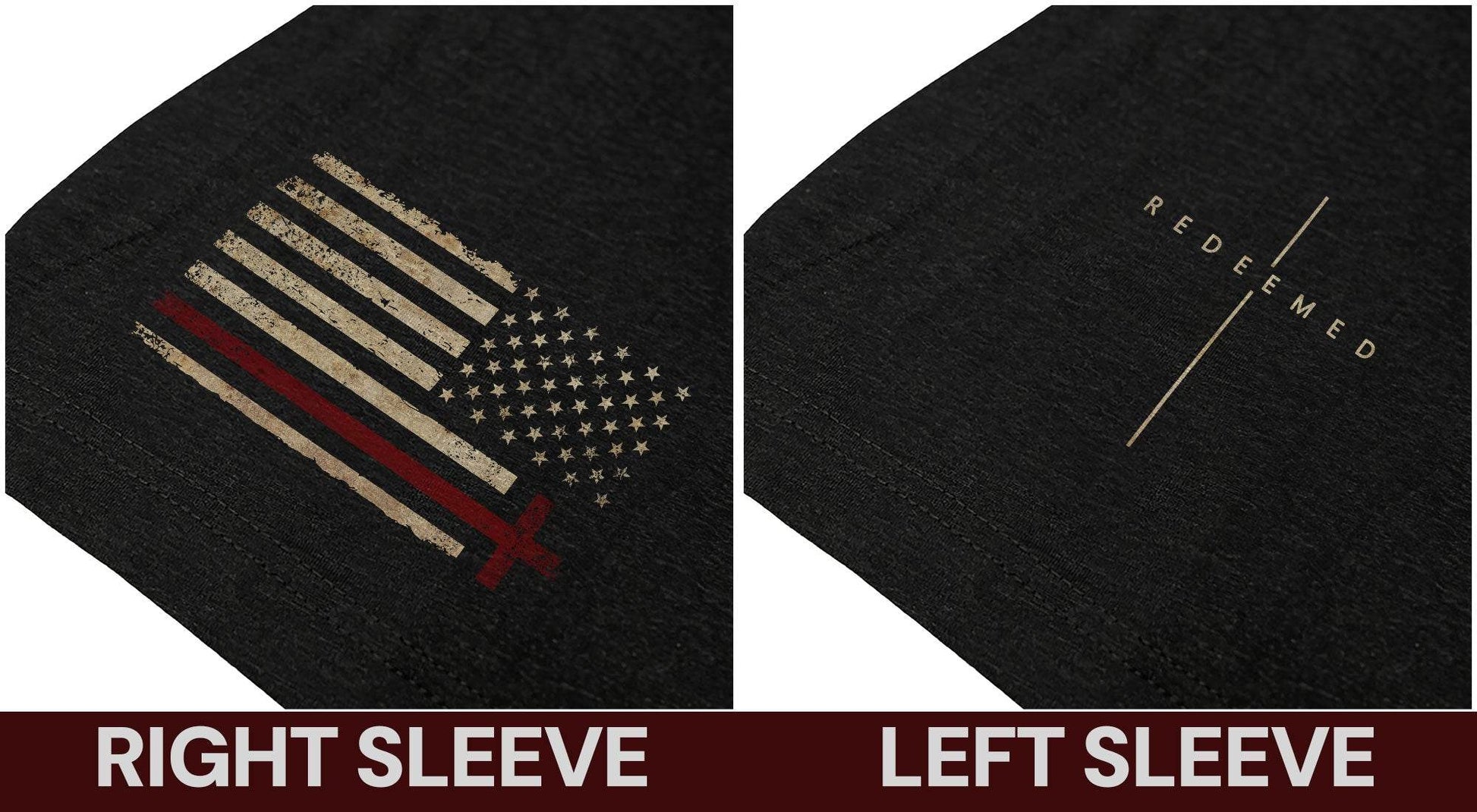 Redeemed & Set Free – Christian Freedom Tee - Rust Field Wear