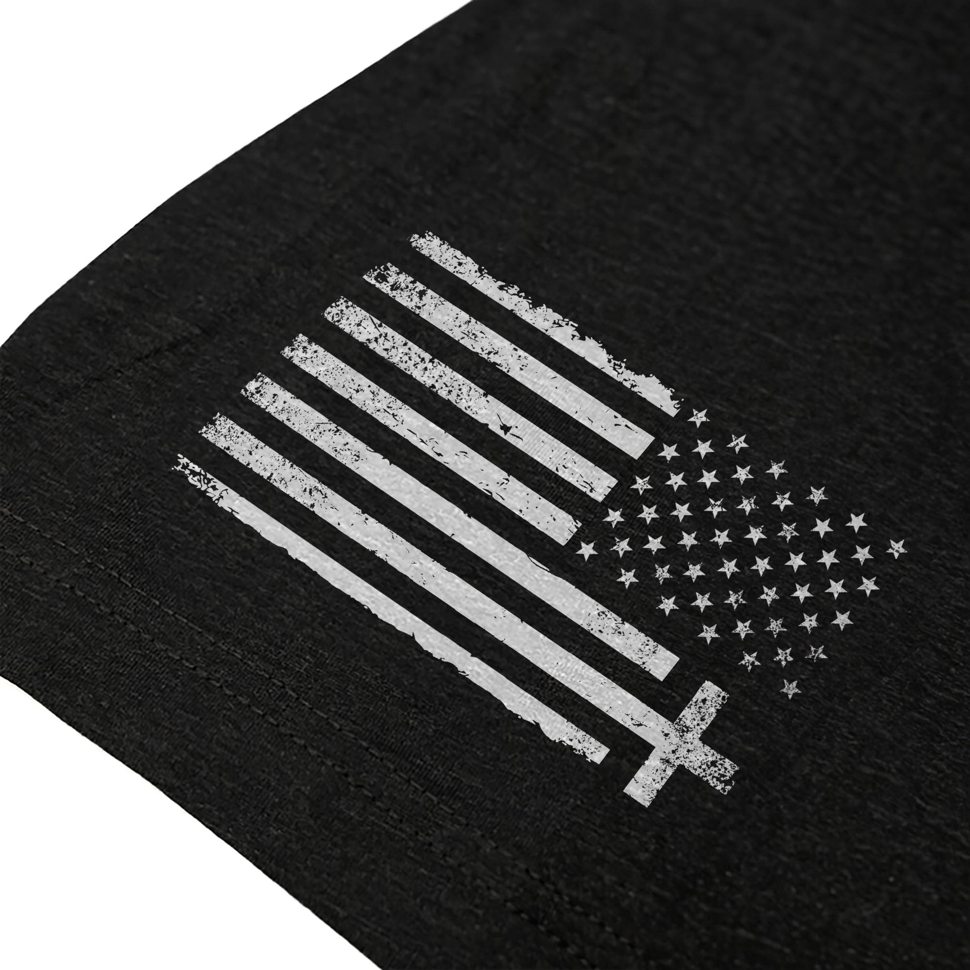 American Patriot Cross Faith Over Fear Tee