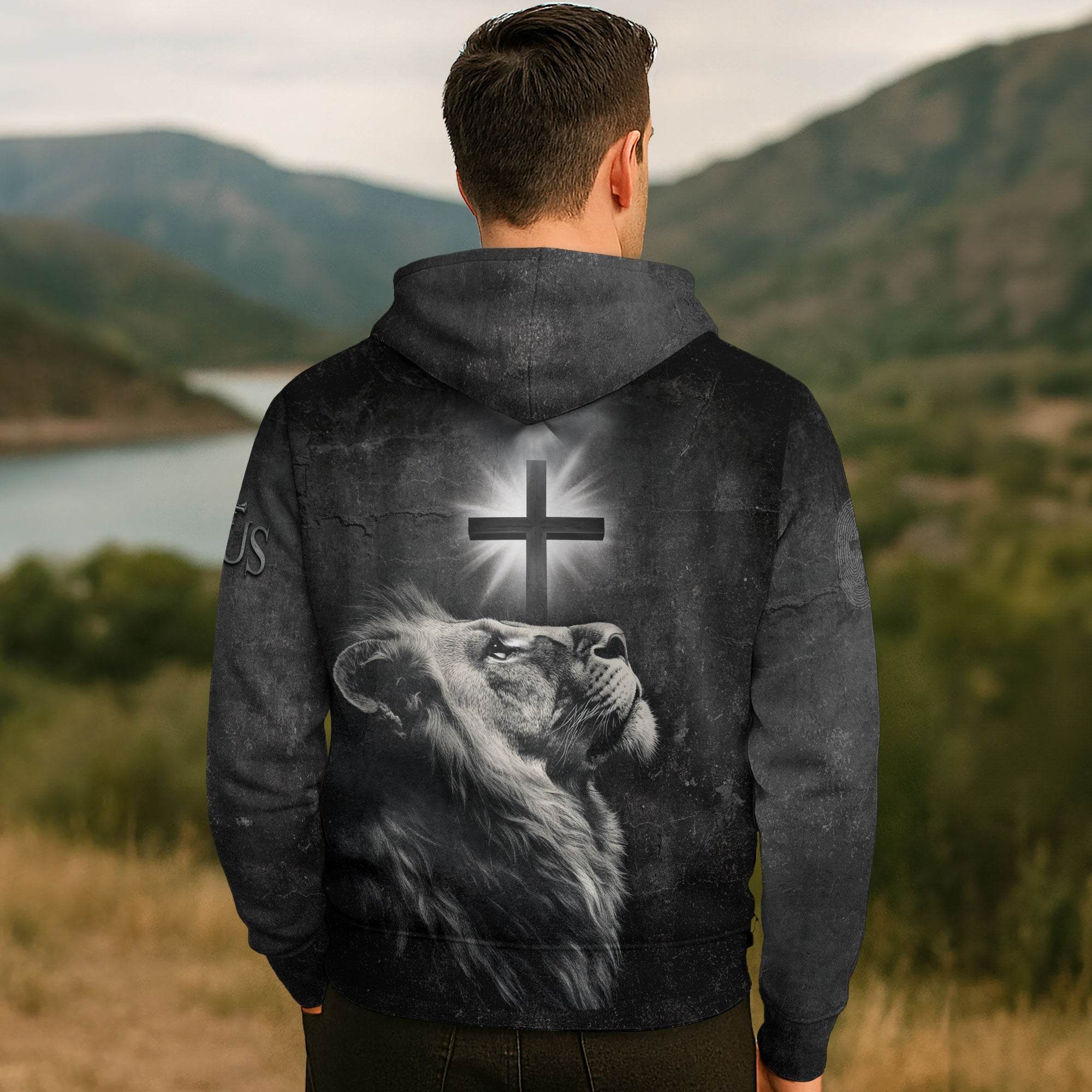 Look To The Cross And Not The Darkness "Faith Over Fear" Hoodie