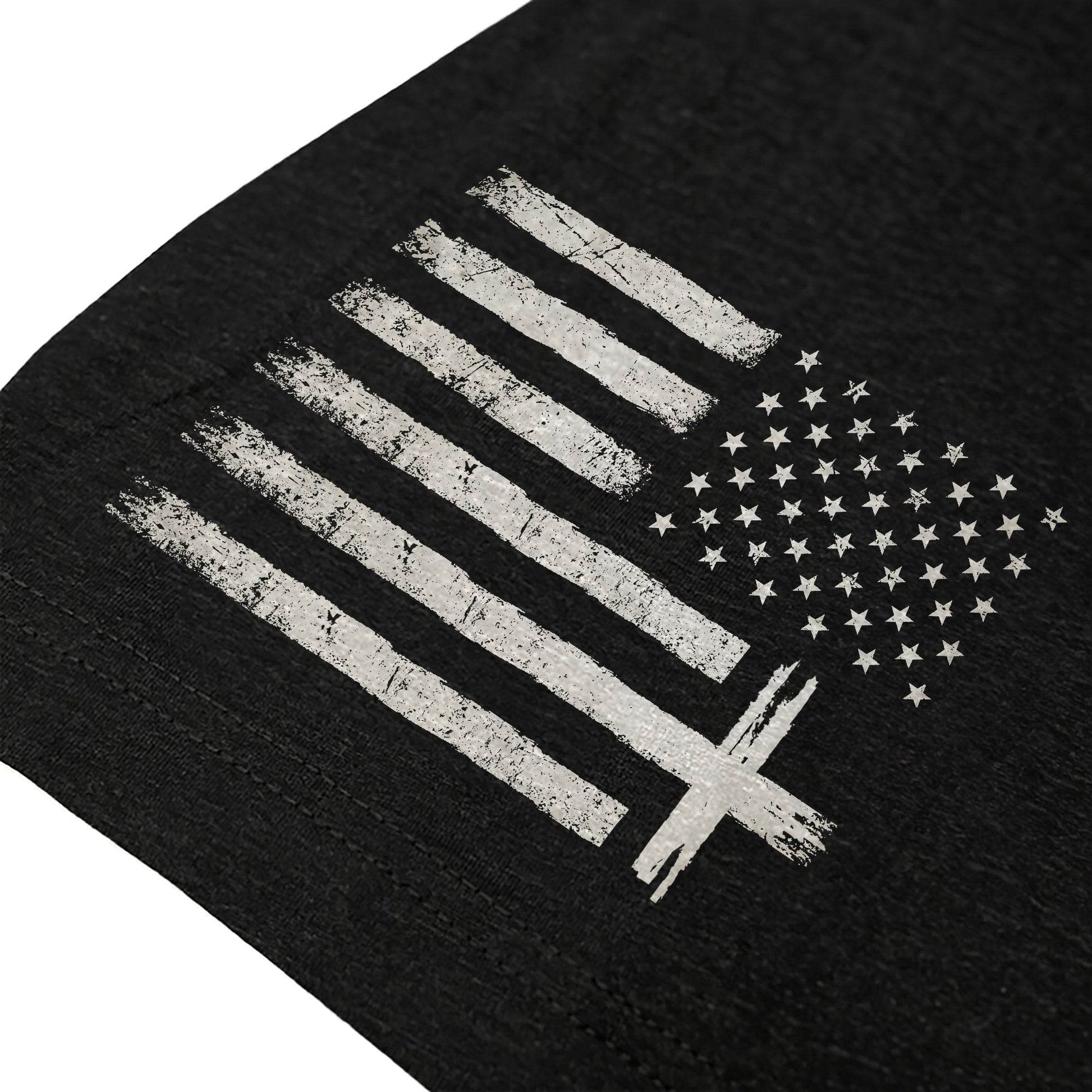 Faith Over Fear Bold Vertical Cross Statement T-Shirt - Rust Field Wear