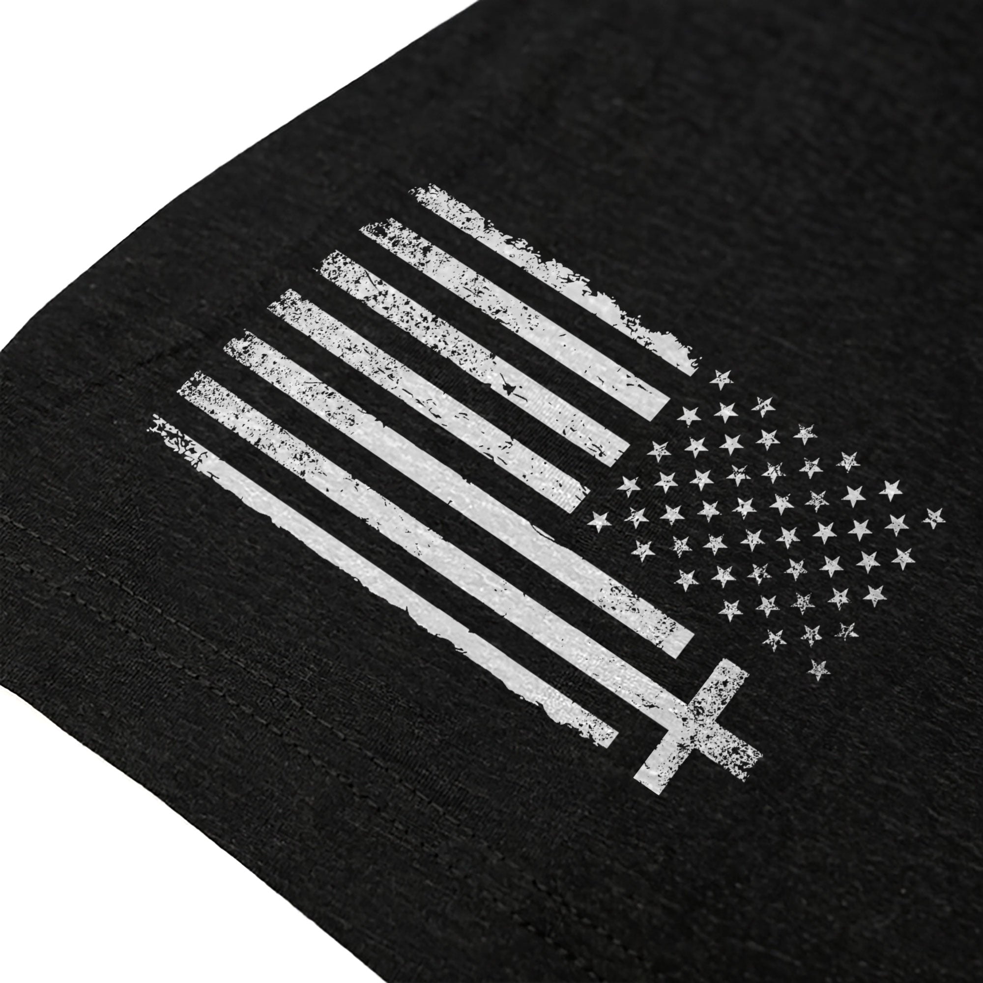 Faith Over Fear Wooden Cross Crown Christian T-Shirt