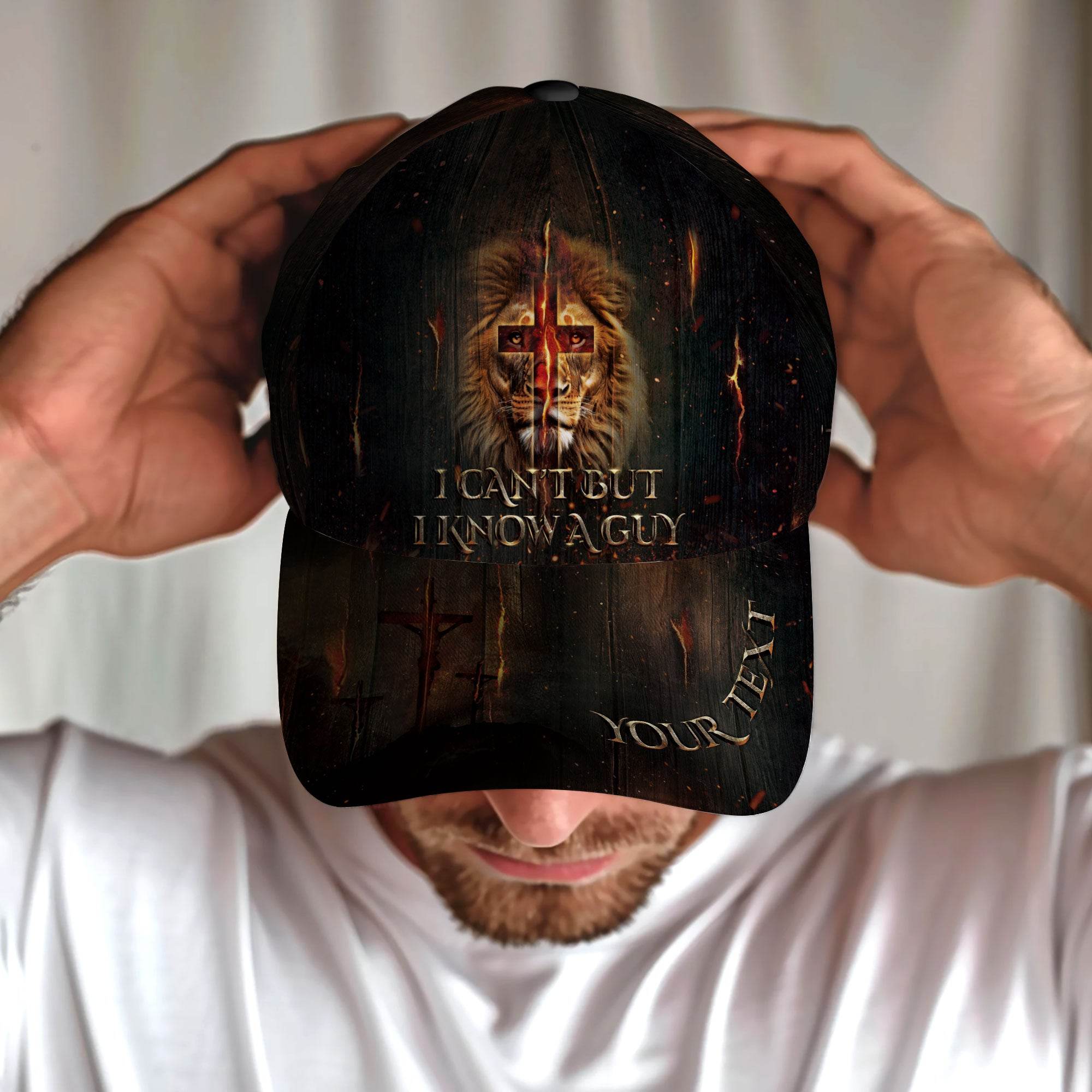 I Know a Guy – Fireborn Lion Customized Hat - Rust Field Wear