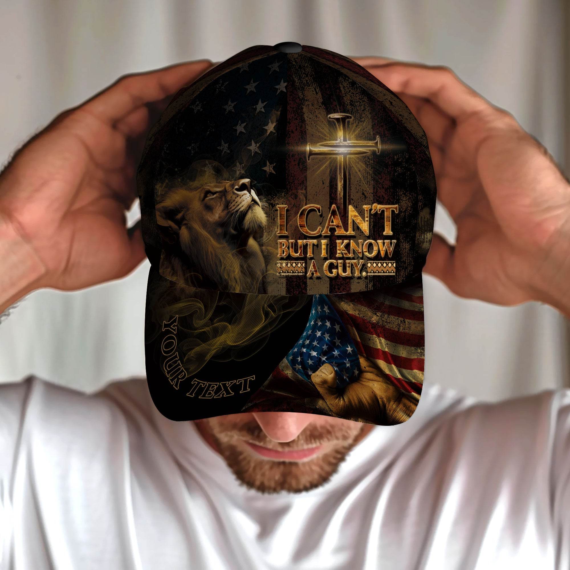 I Can’t, But I Know a Guy – Customized Hat - Rust Field Wear