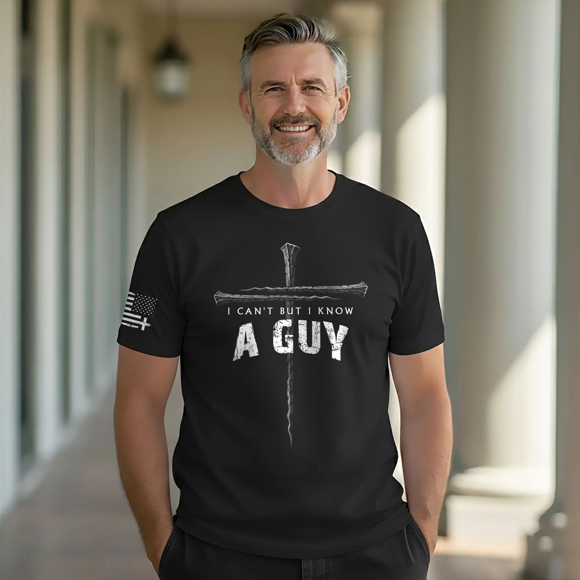 I Can’t But I Know A Guy Cross Christian T-Shirt