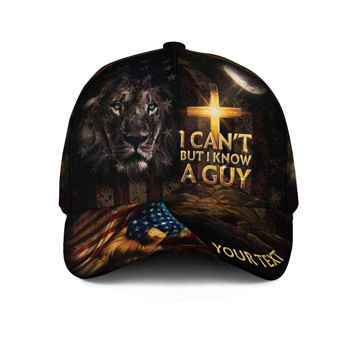 Lion of Faith – I Know a Guy Customized Hat - Rust Field Wear
