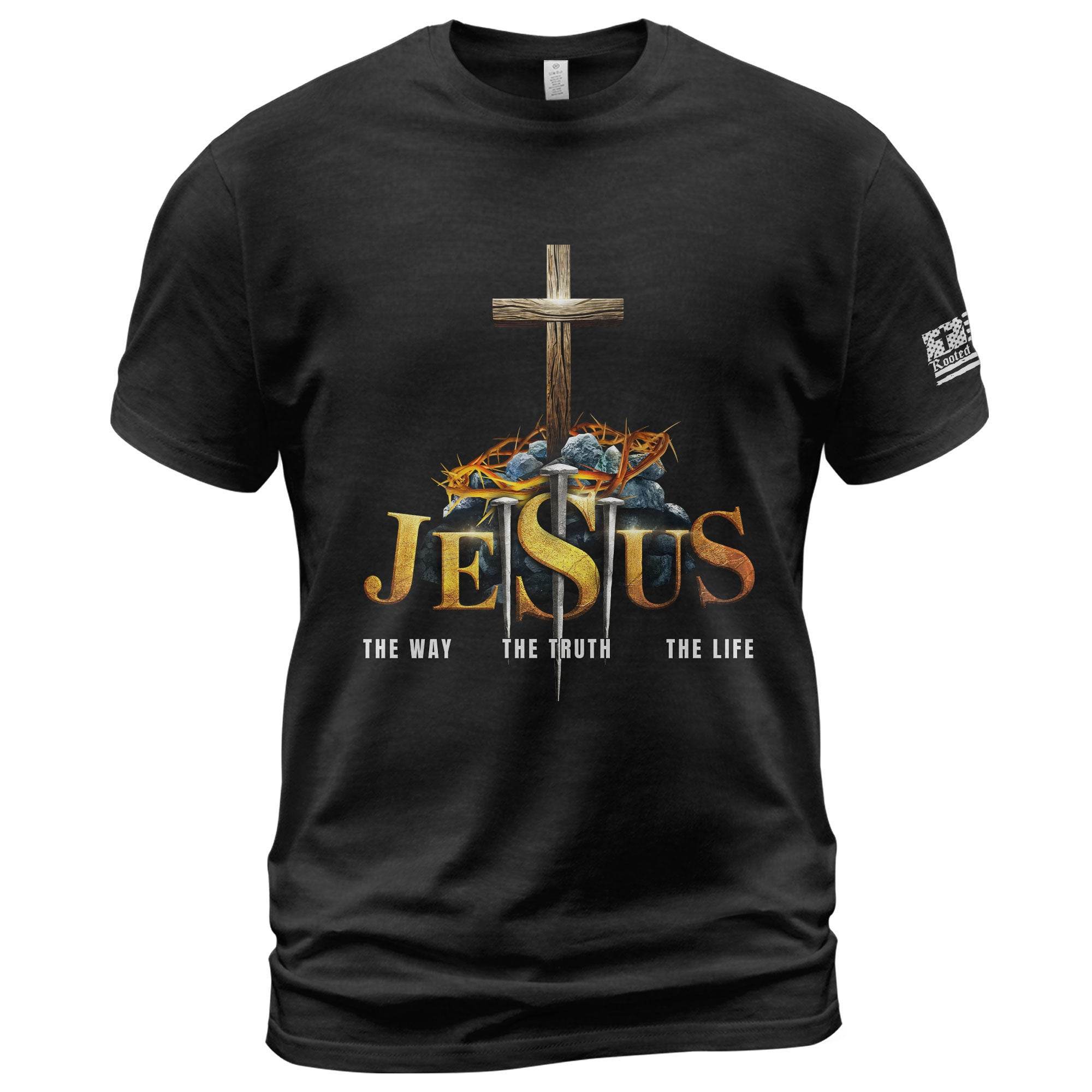 JESUS – The Way, Truth & Life T-Shirt - Rust Field Wear