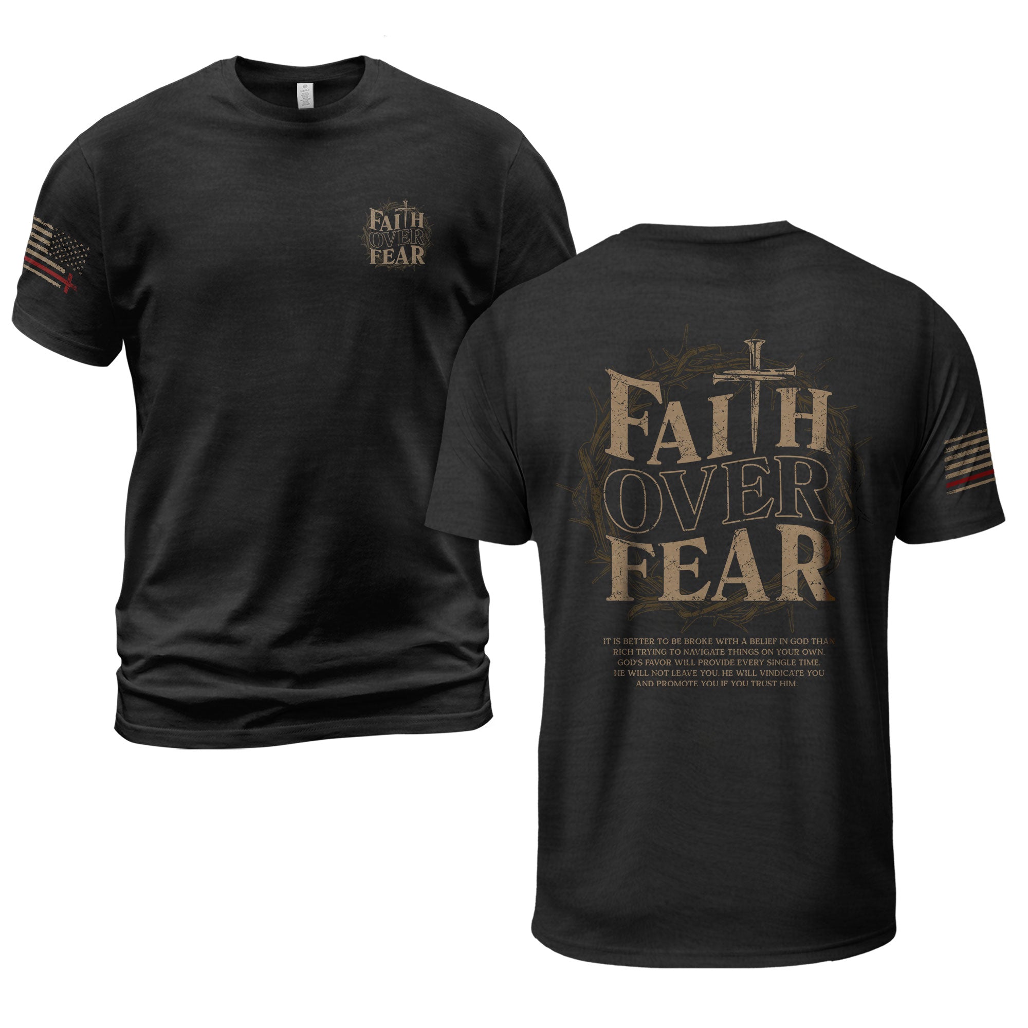 Faith Over Fear Stand In Faith T-Shirt