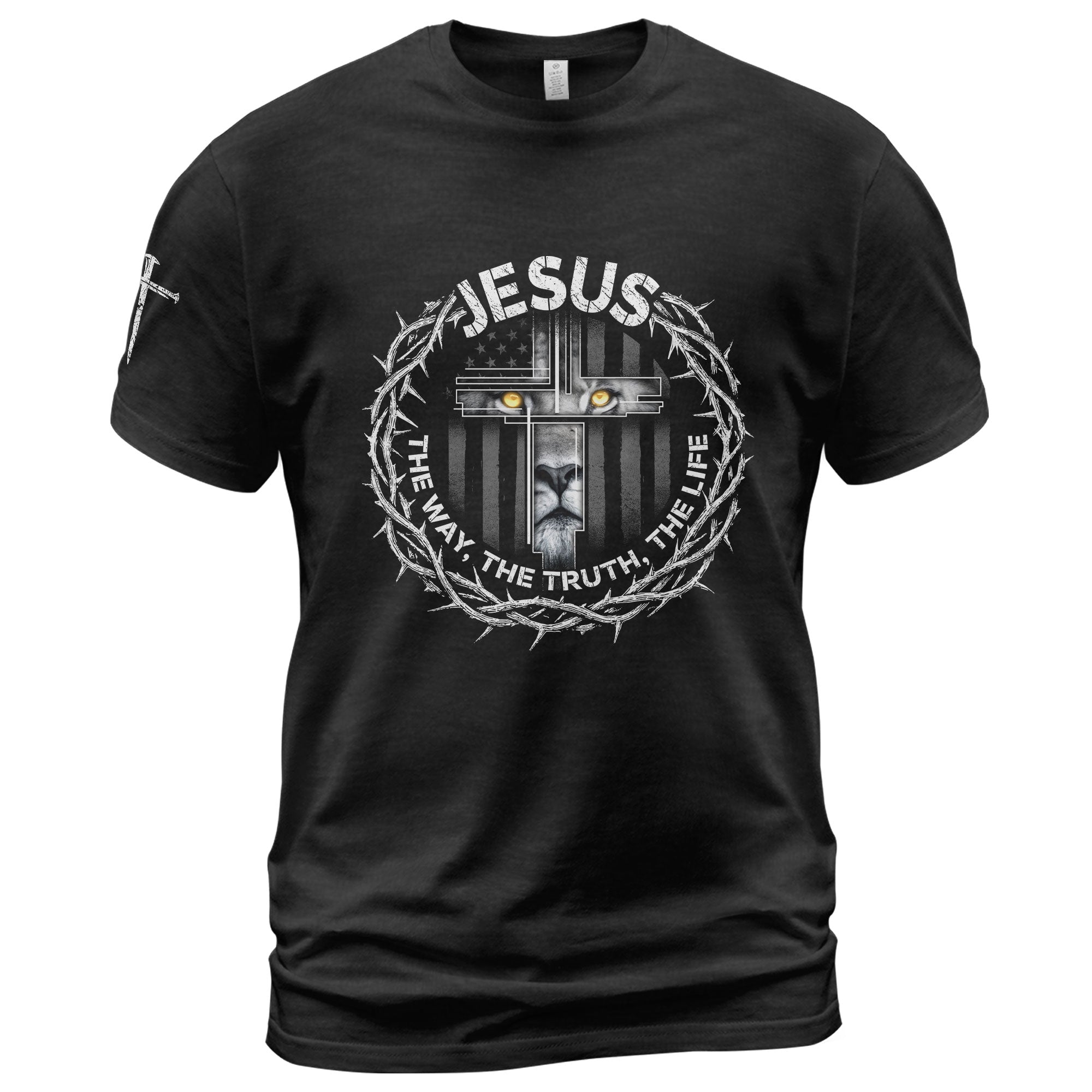Jesus The Way The Truth The Life Crown of Thorns T-Shirt