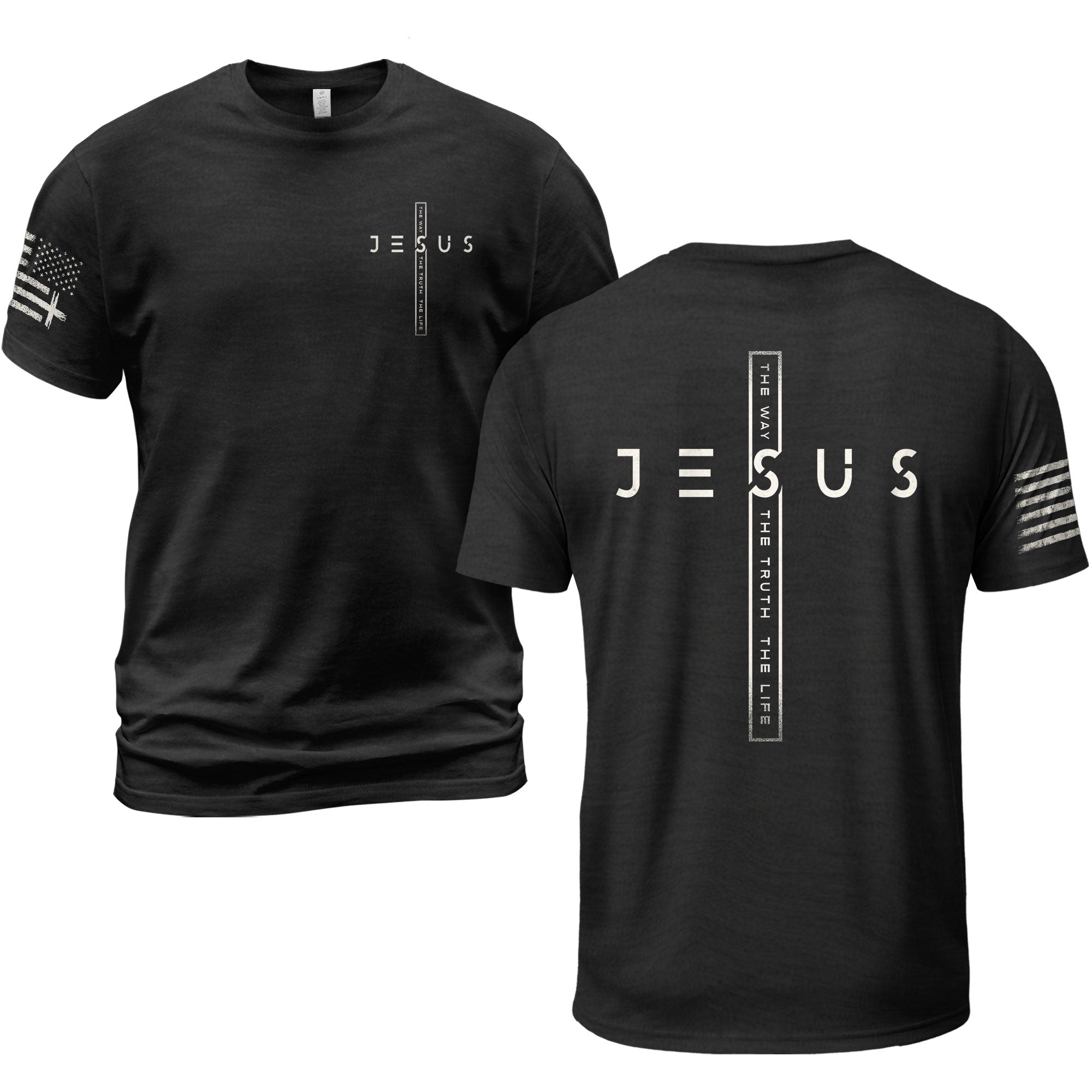 Jesus Cross The Way The Truth The Life Christian Faith T-Shirt