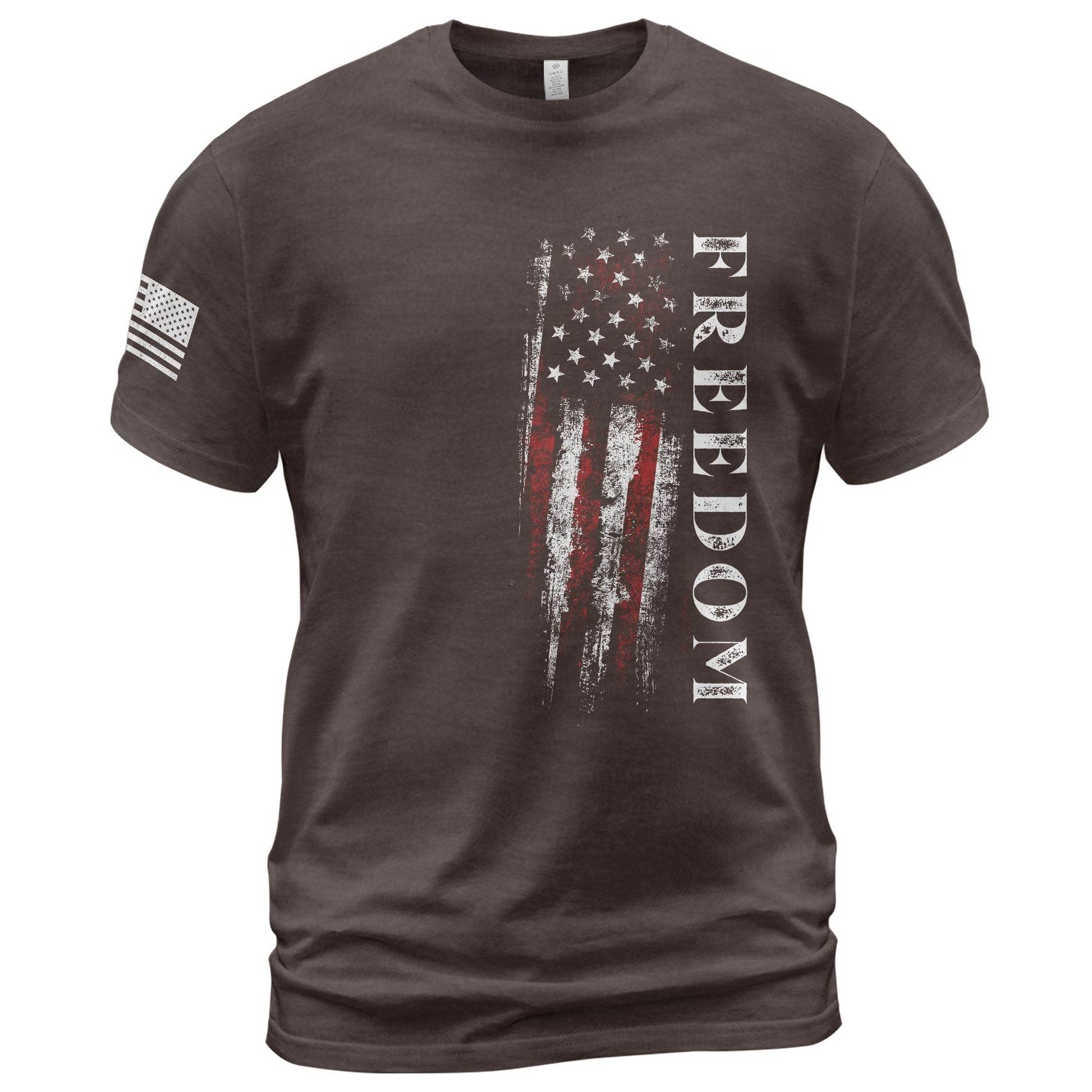 'The Battle for Freedom' Patriotic T-Shirt - Rust Field Wear