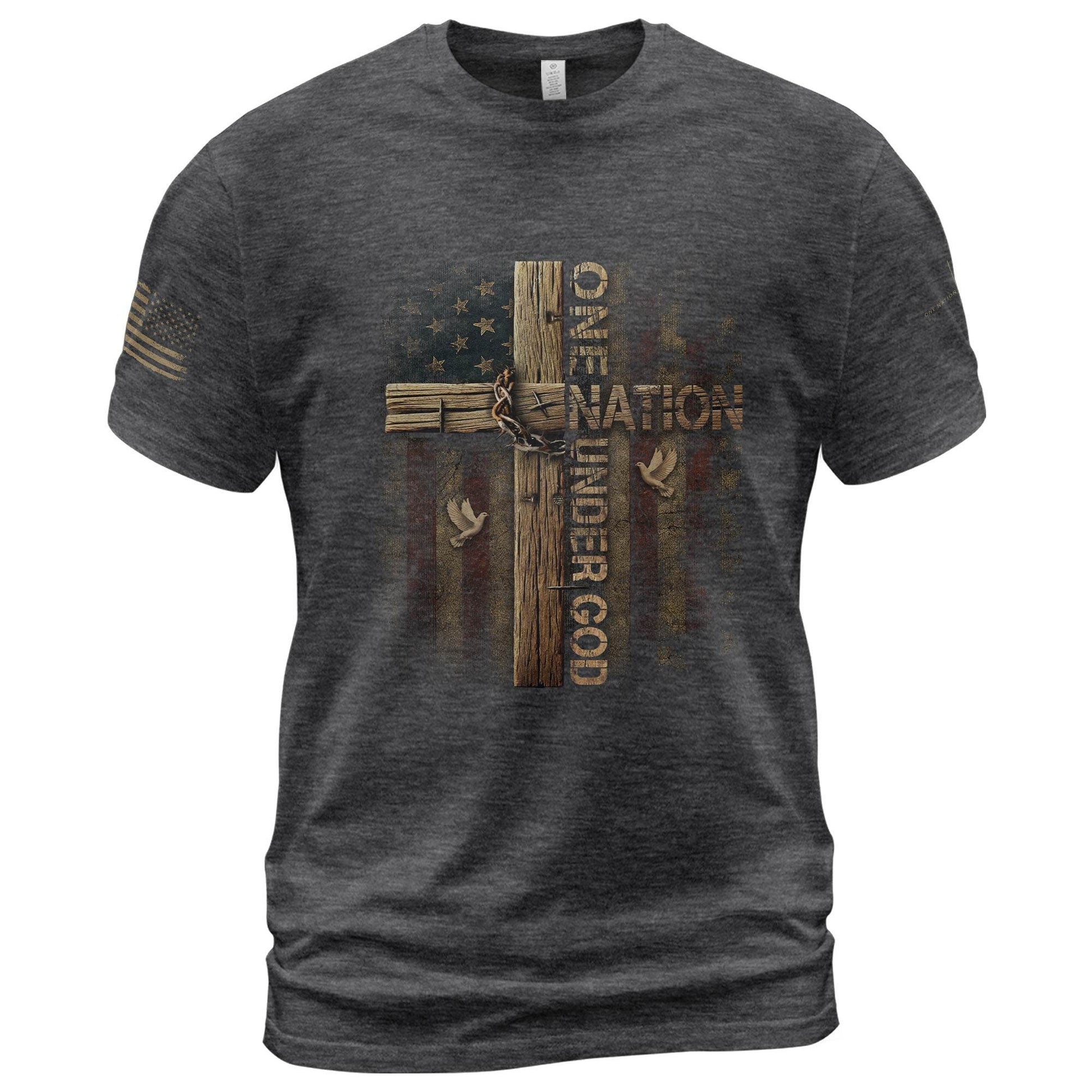 “One Nation Under God” T-Shirt - Rust Field Wear