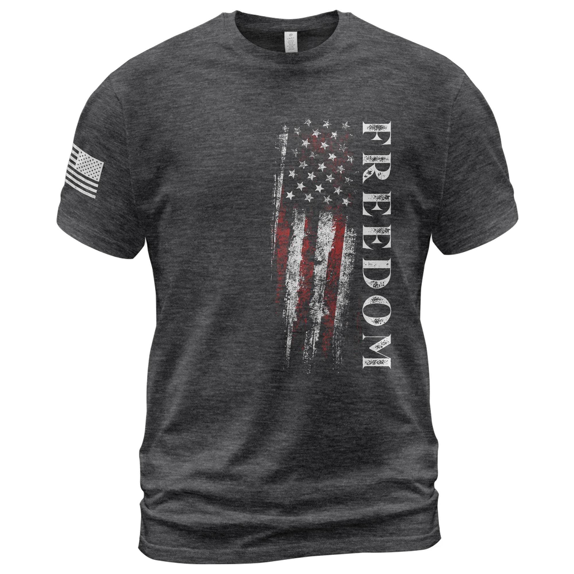 'The Battle for Freedom' Patriotic T-Shirt - Rust Field Wear