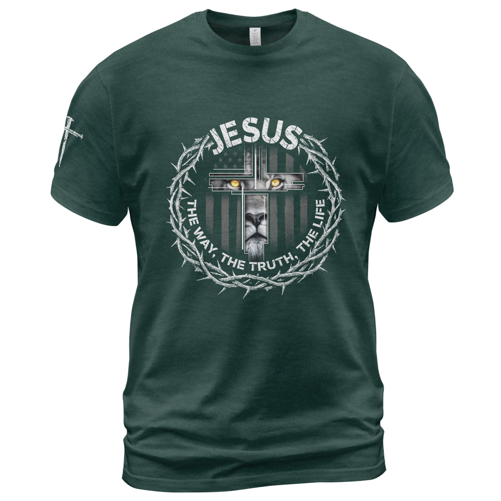 Jesus The Way The Truth The Life Crown of Thorns T-Shirt