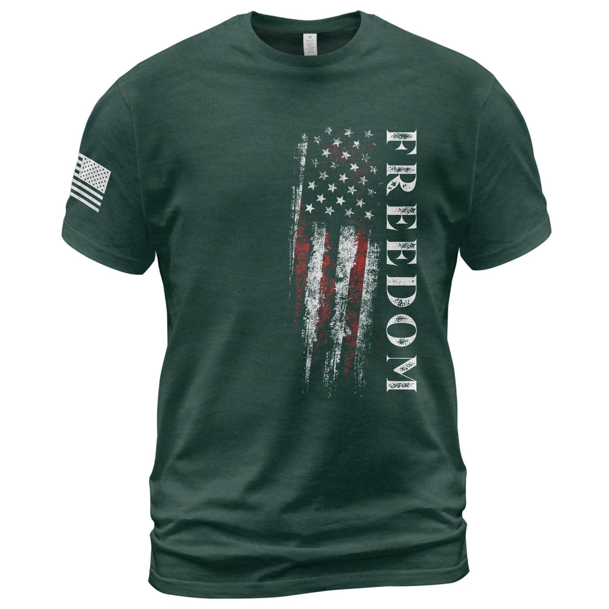 'The Battle for Freedom' Patriotic T-Shirt - Rust Field Wear