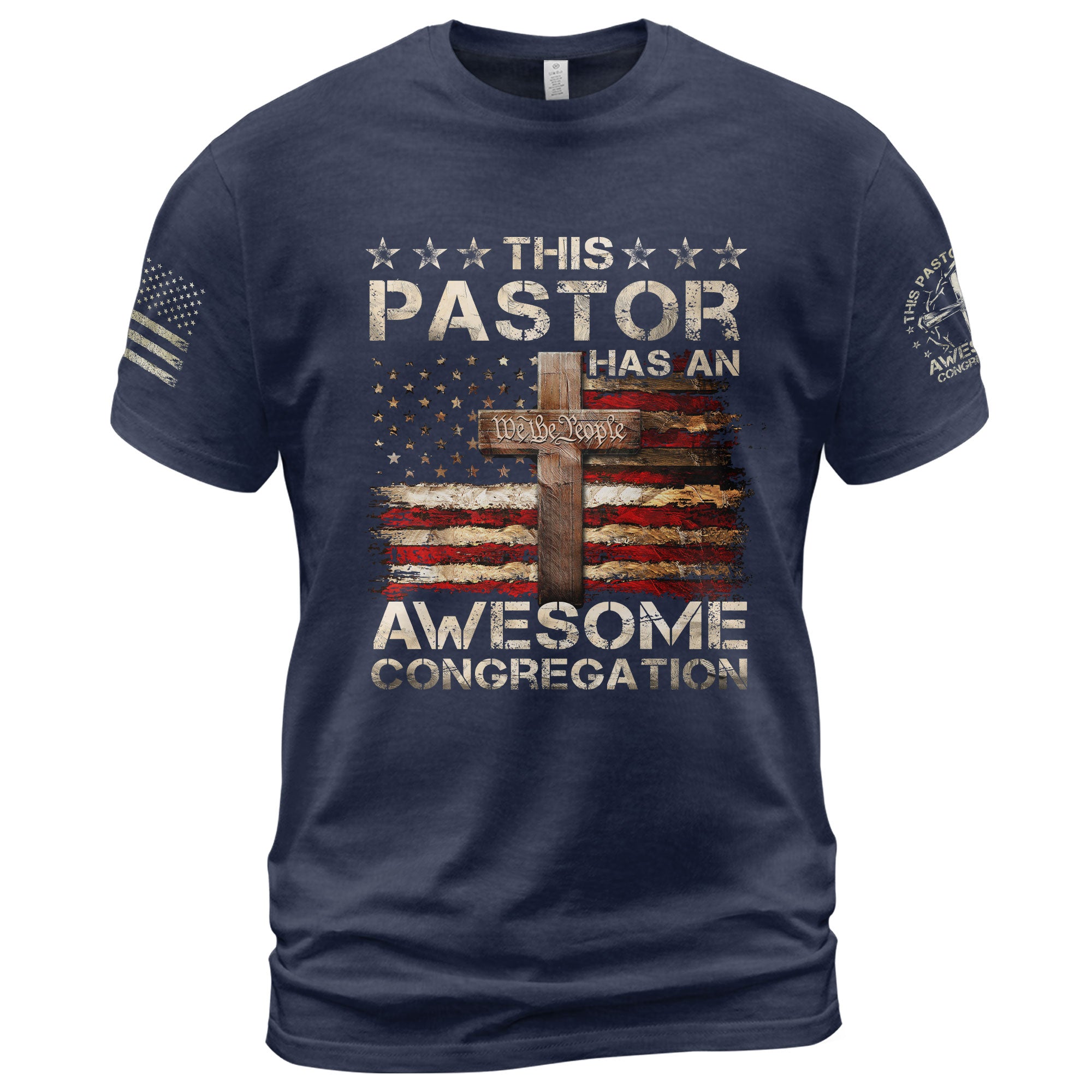Awesome Pastor T-Shirt – A Proud Congregation's Statement of Faith