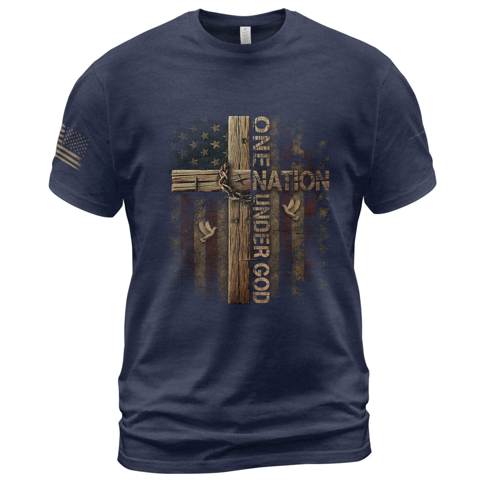 “One Nation Under God” T-Shirt - Rust Field Wear