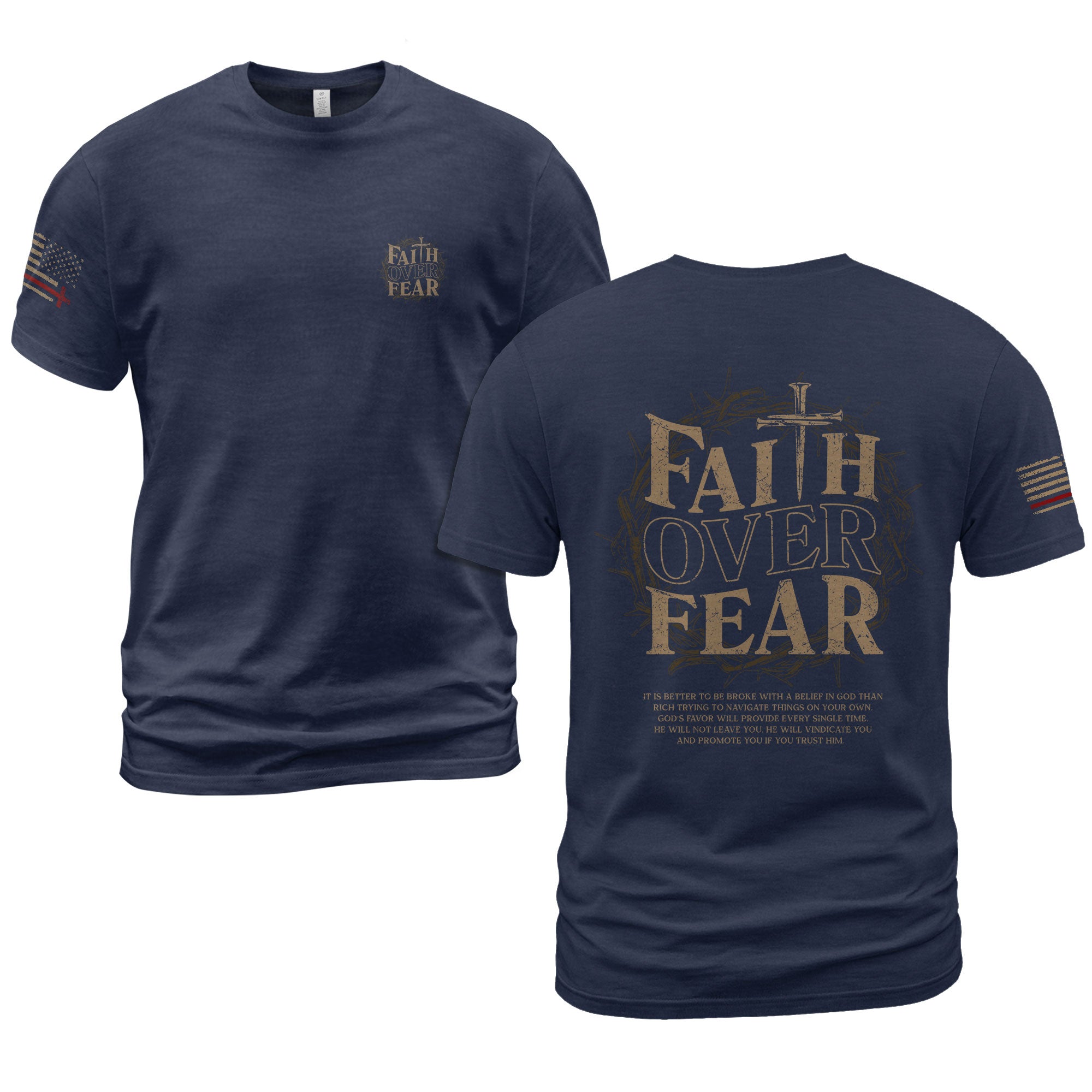 Faith Over Fear Stand In Faith T-Shirt