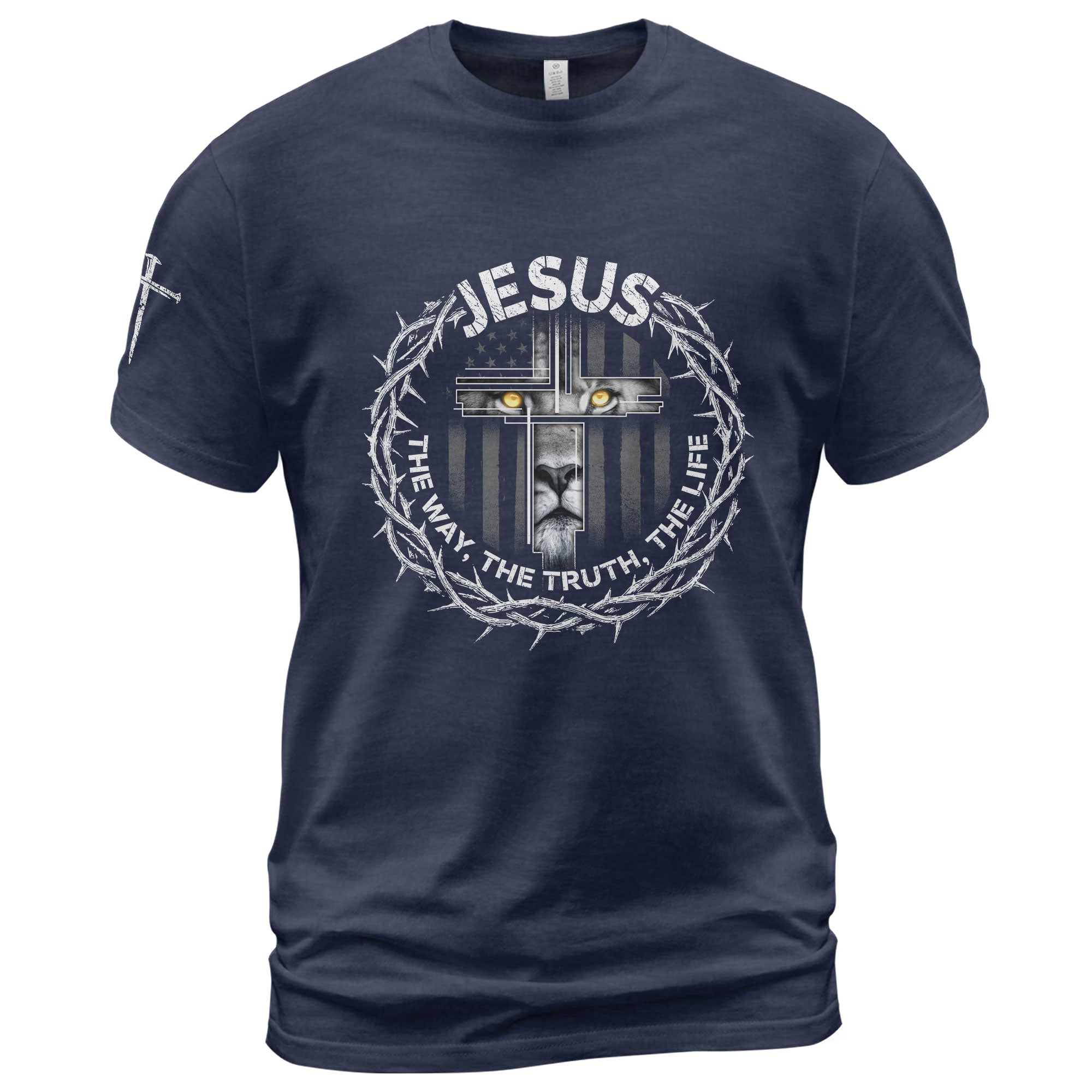 Jesus The Way The Truth The Life Crown of Thorns T-Shirt