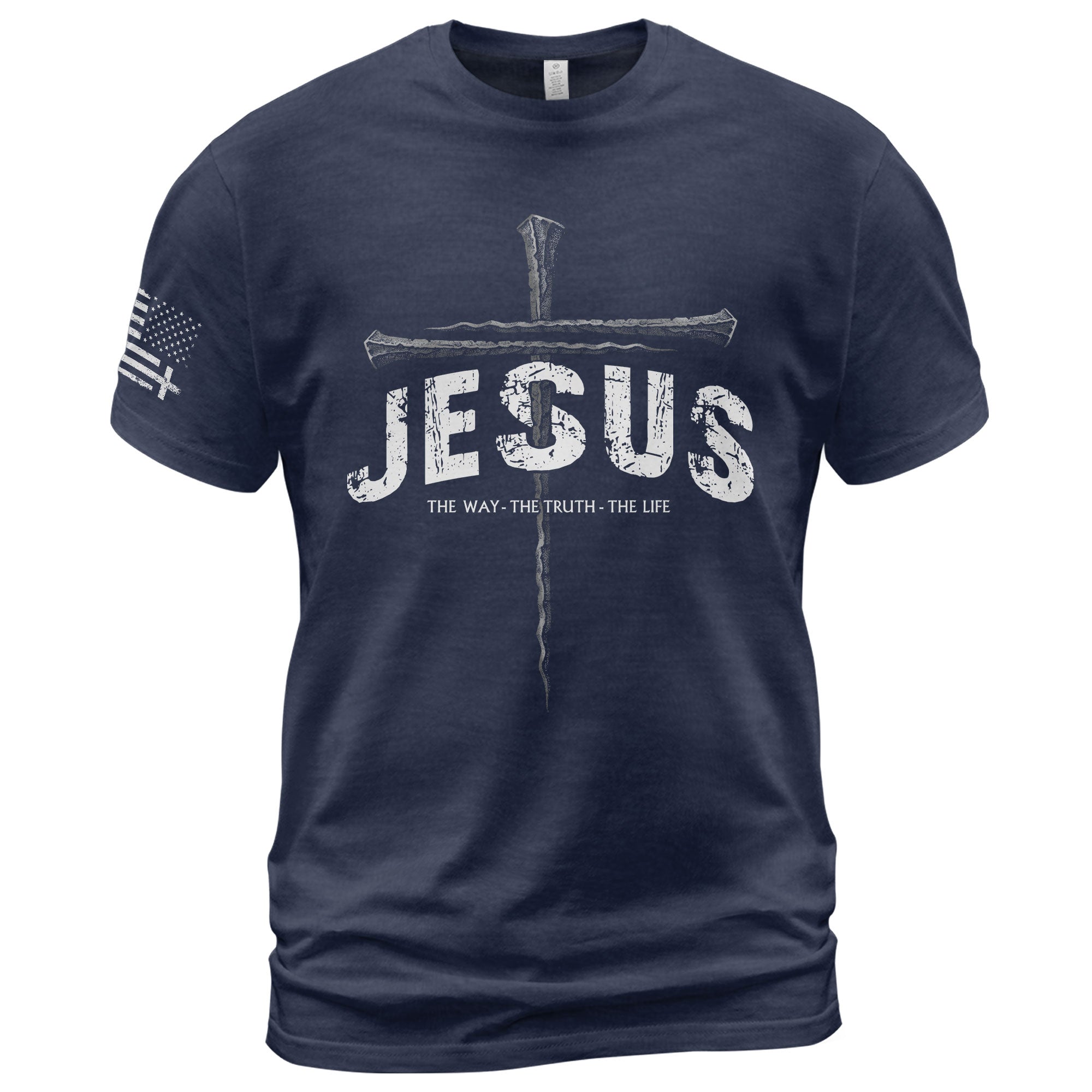 Jesus Cross Christian T-Shirt – The Way, The Truth, The Life