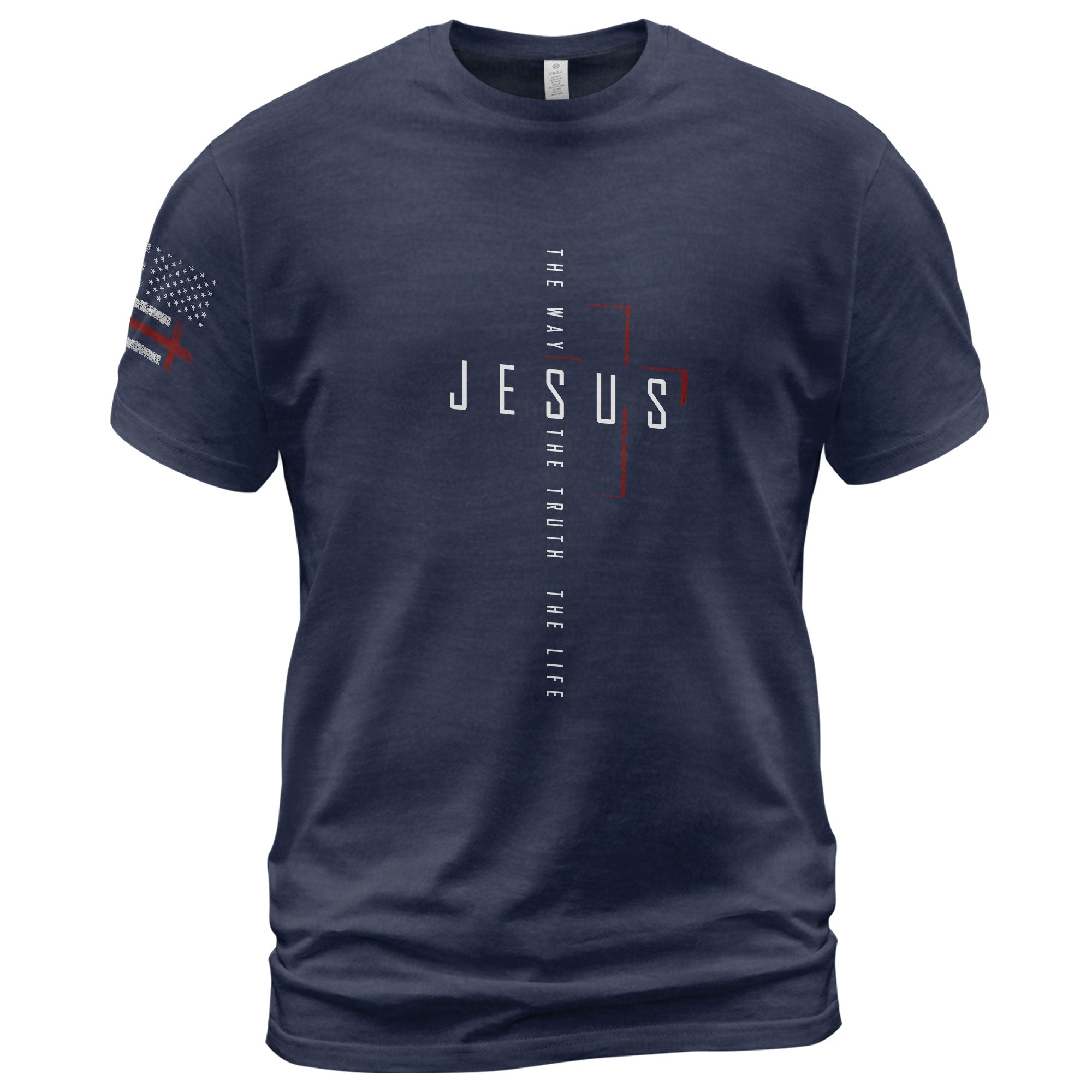 Jesus Cross The Way The Truth The Life Christian T-Shirt