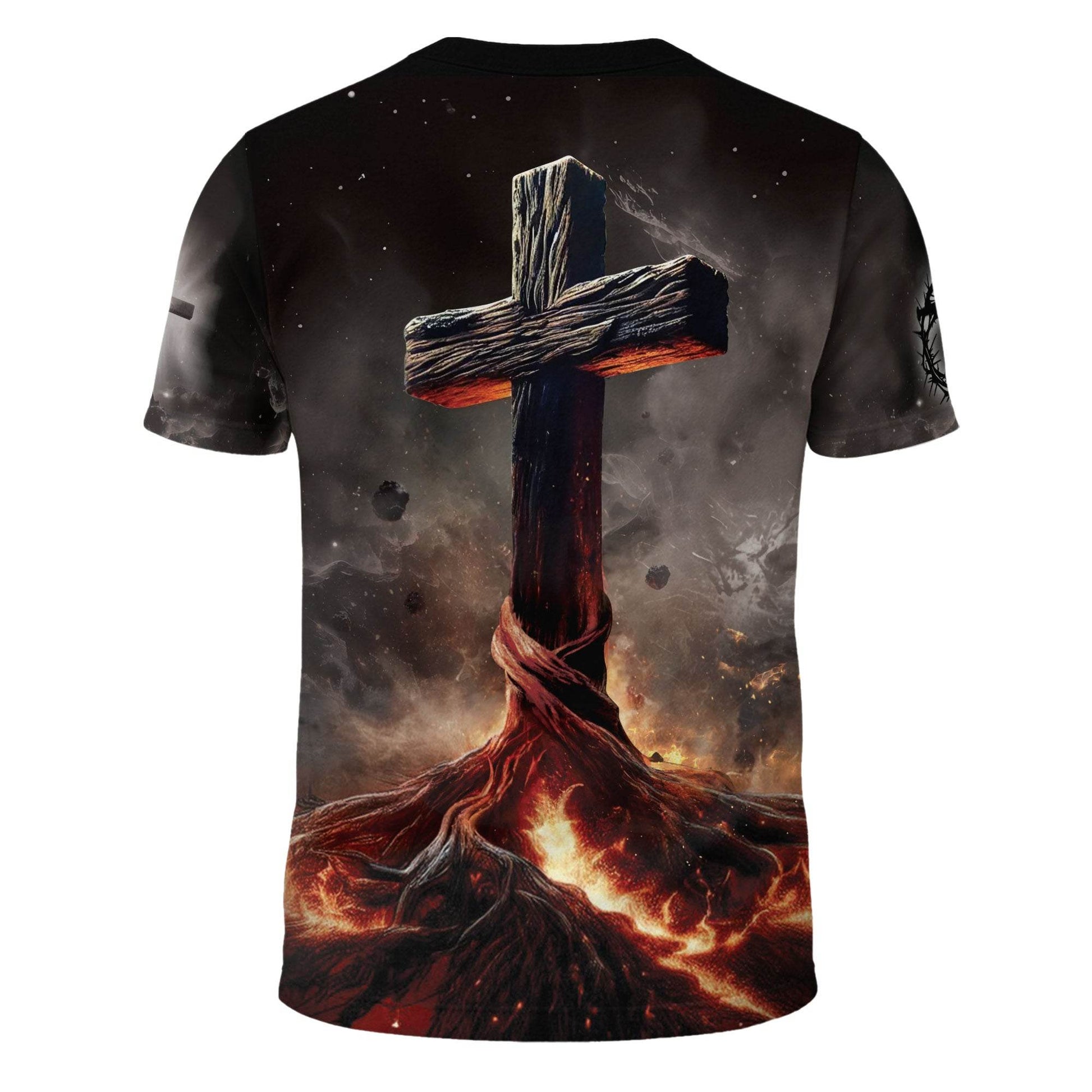 An Unshakeable Faith Rooted In Christ Lion Religious T-Shirt - Rust Field Wear