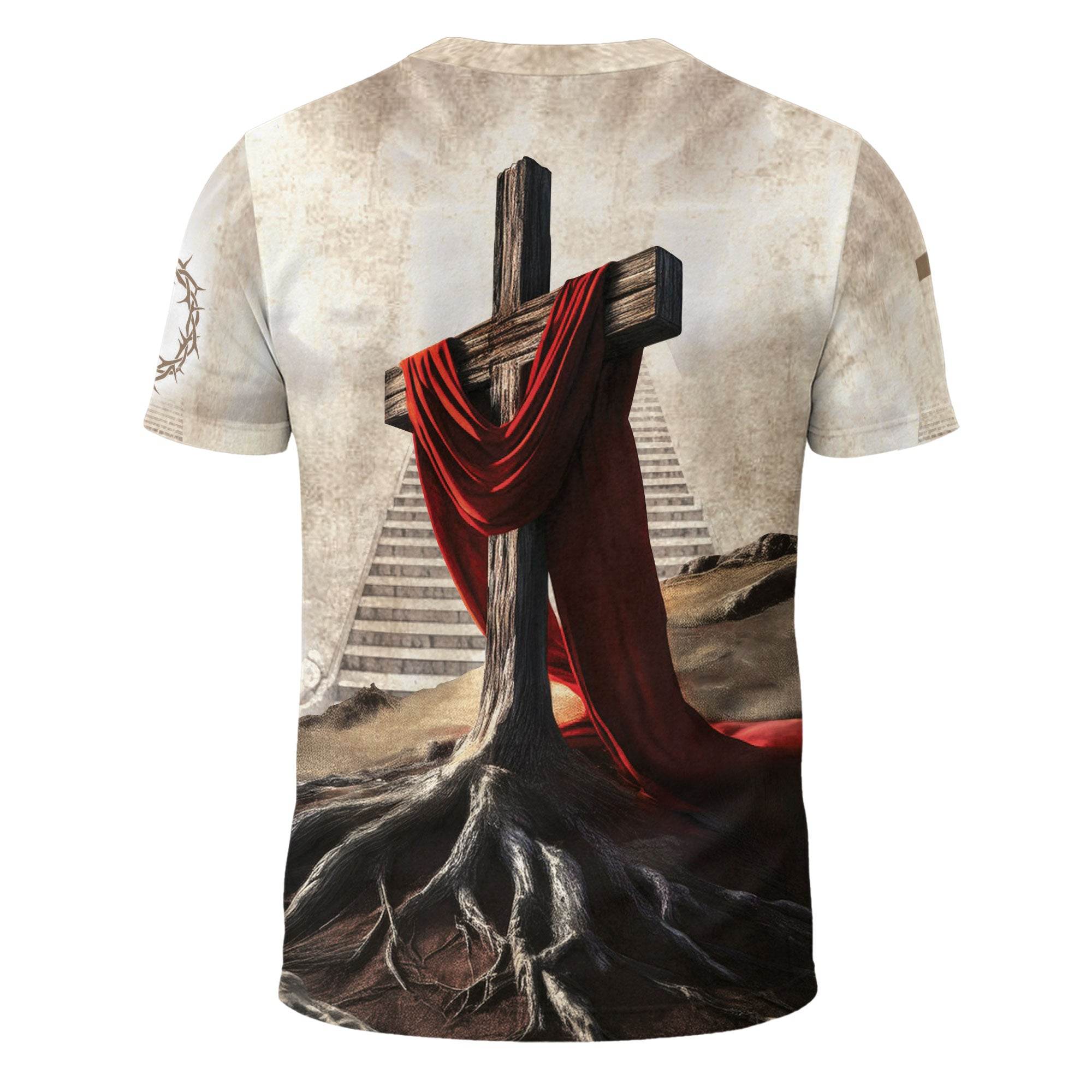 Be Bold As A Lion "Rooted In Christ" Proverbs 28:1 T-Shirt