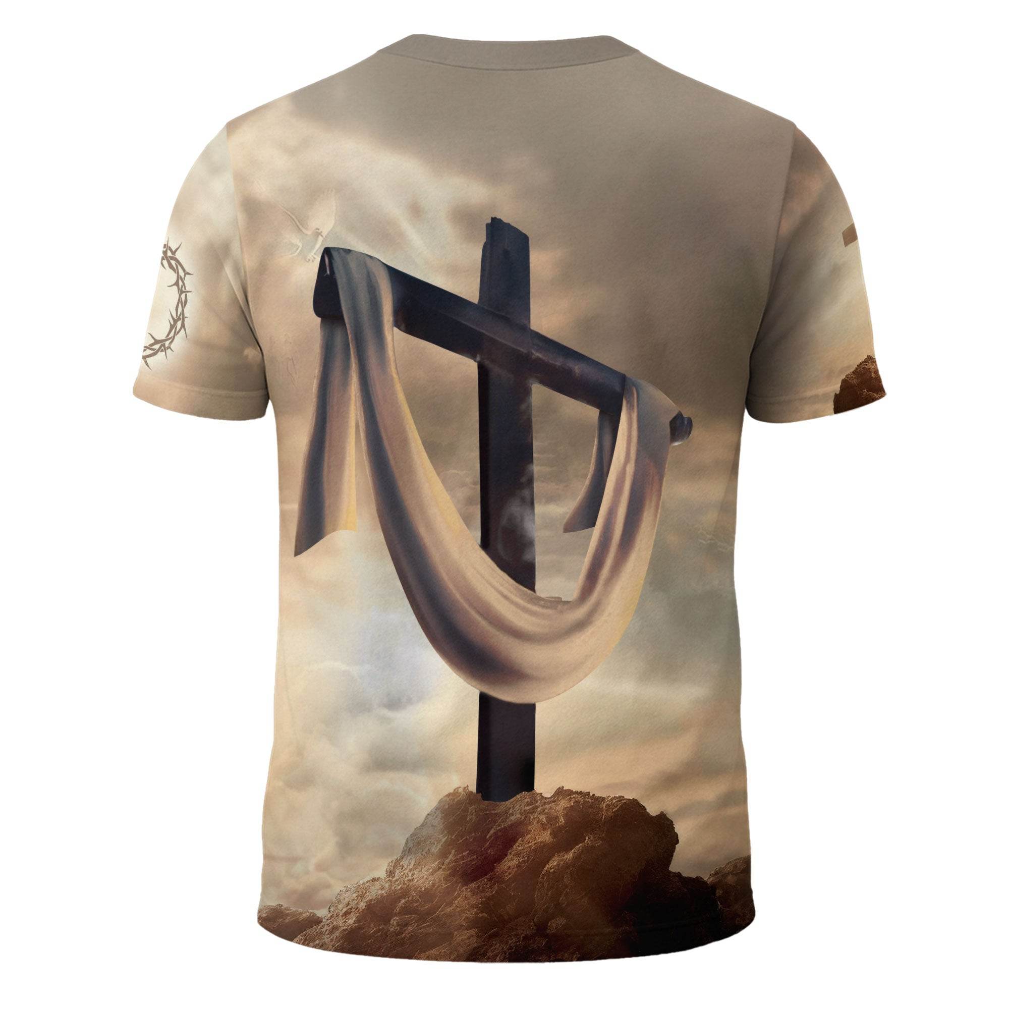 Believe In The Lion And The Savior Christian T-Shirt - Rust Field Wear